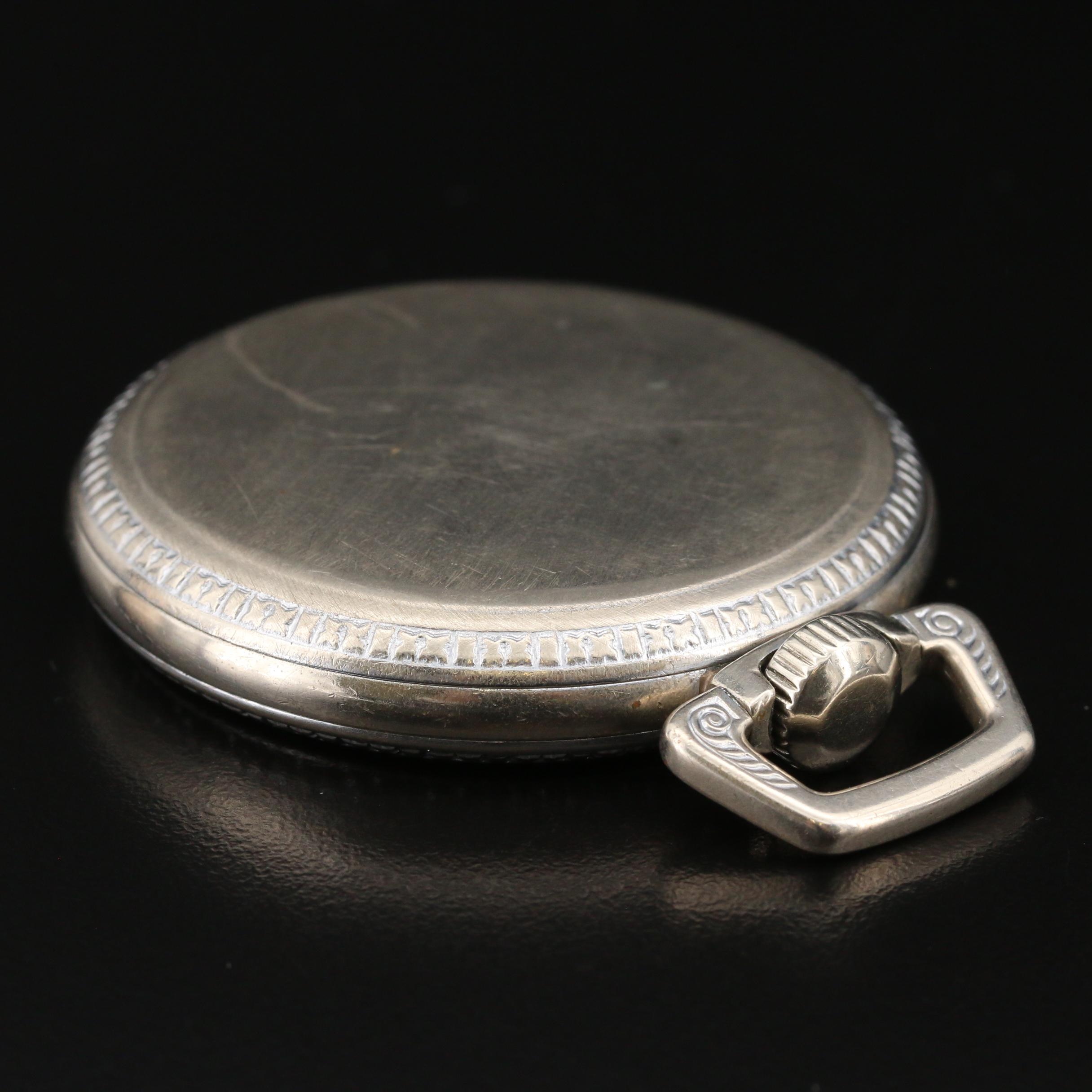 1918 Elgin Father Time Railroad Grade Pocket Watch with Montgomery Dial