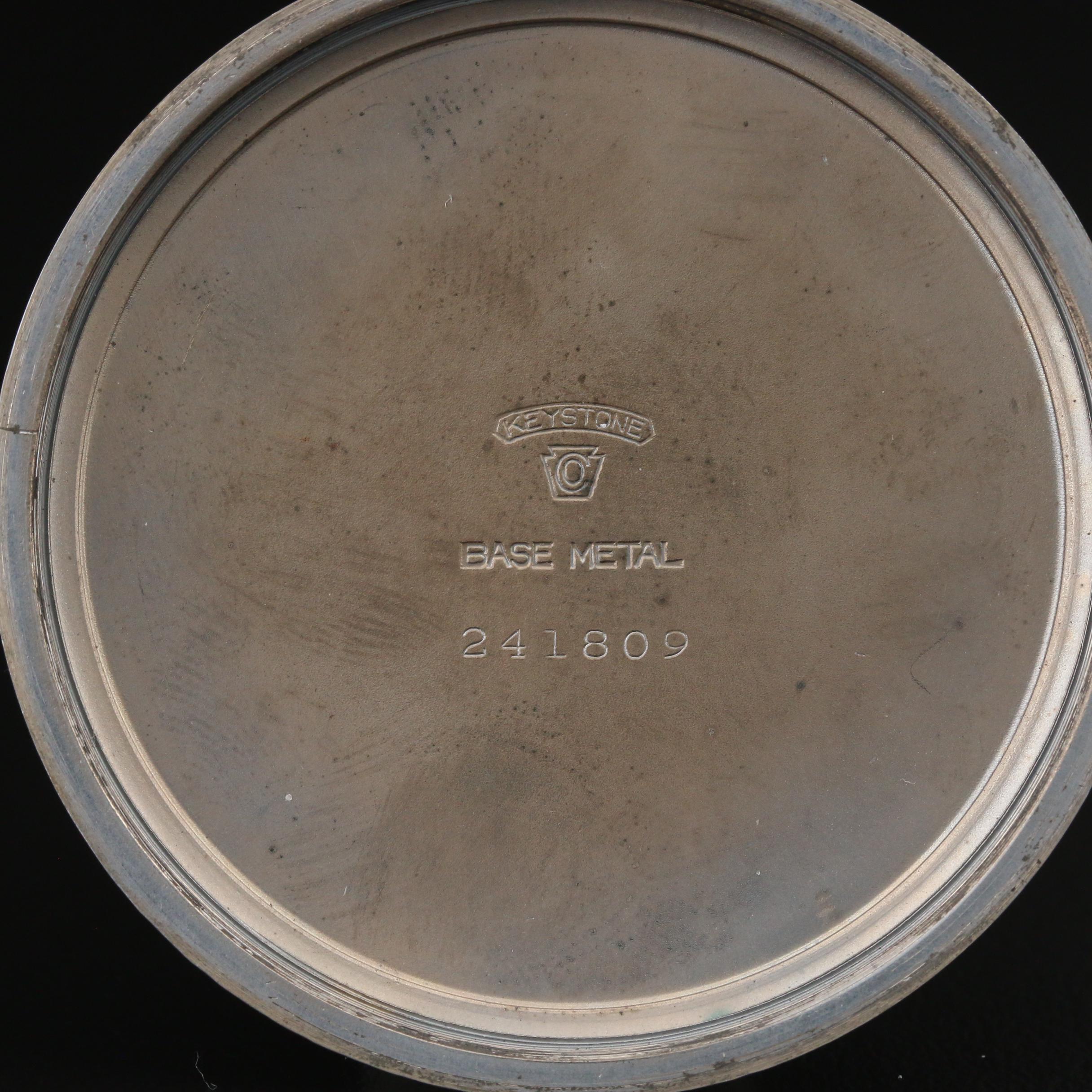 1918 Elgin Father Time Railroad Grade Pocket Watch with Montgomery Dial