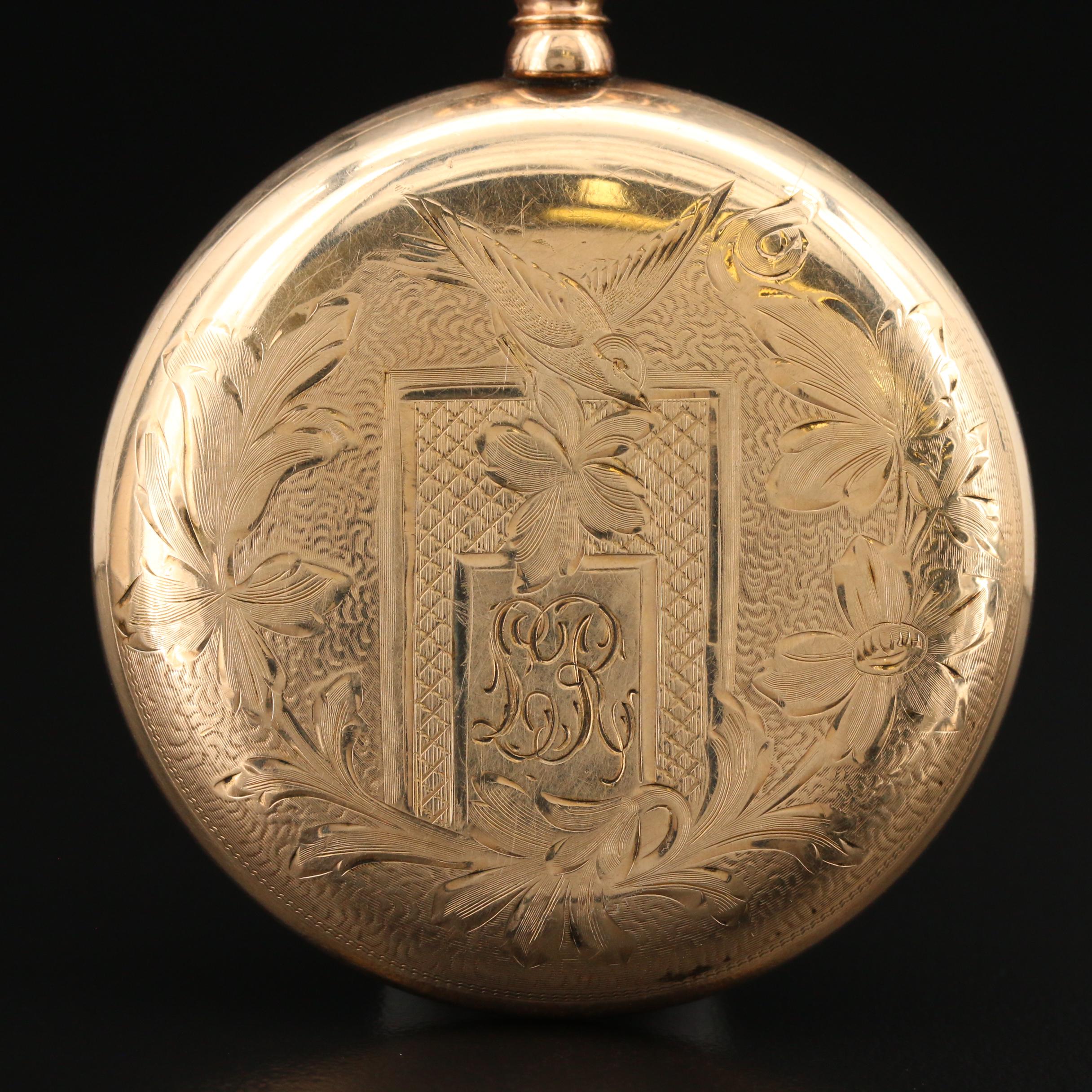1913 Howard Gold Filled Pocket Watch