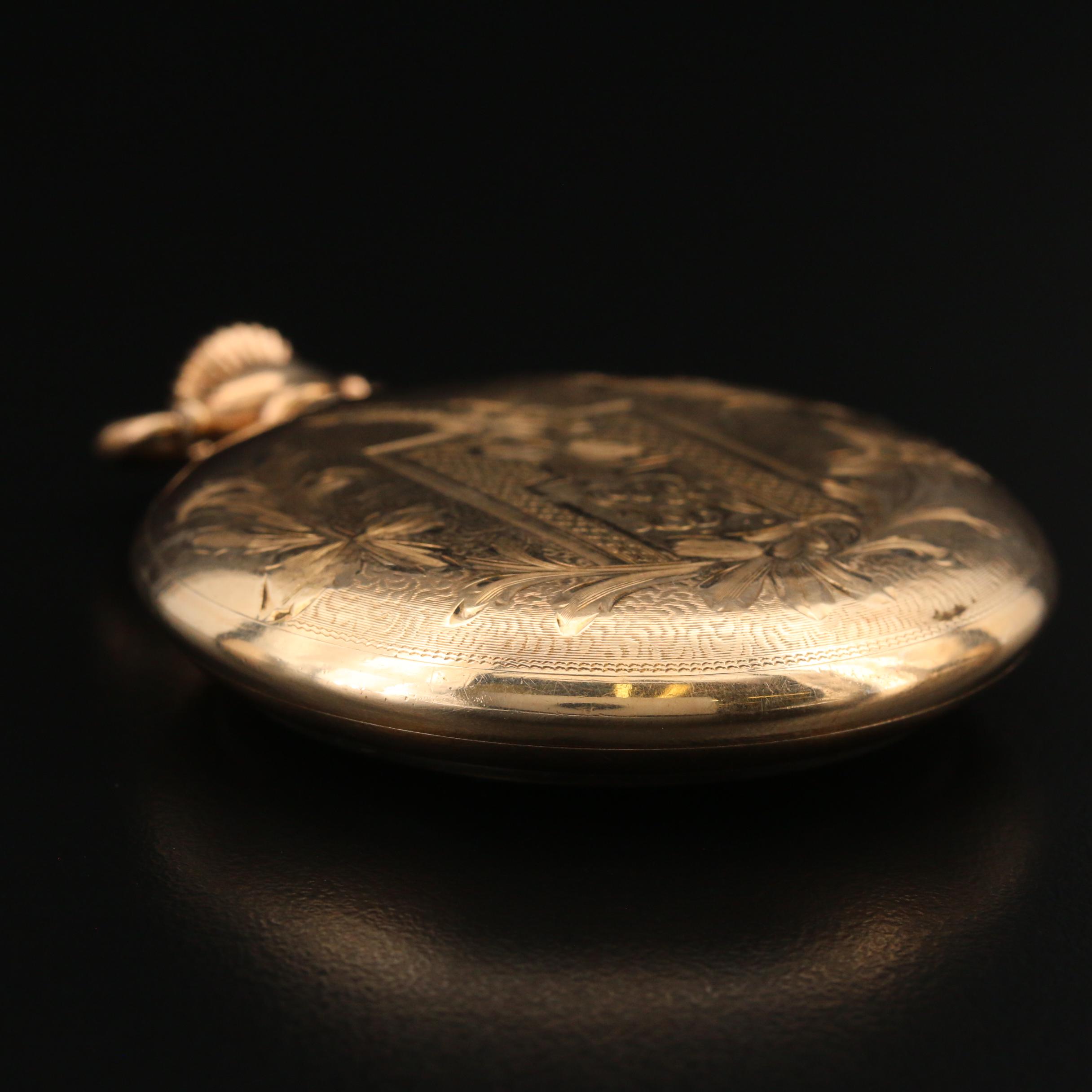 1913 Howard Gold Filled Pocket Watch