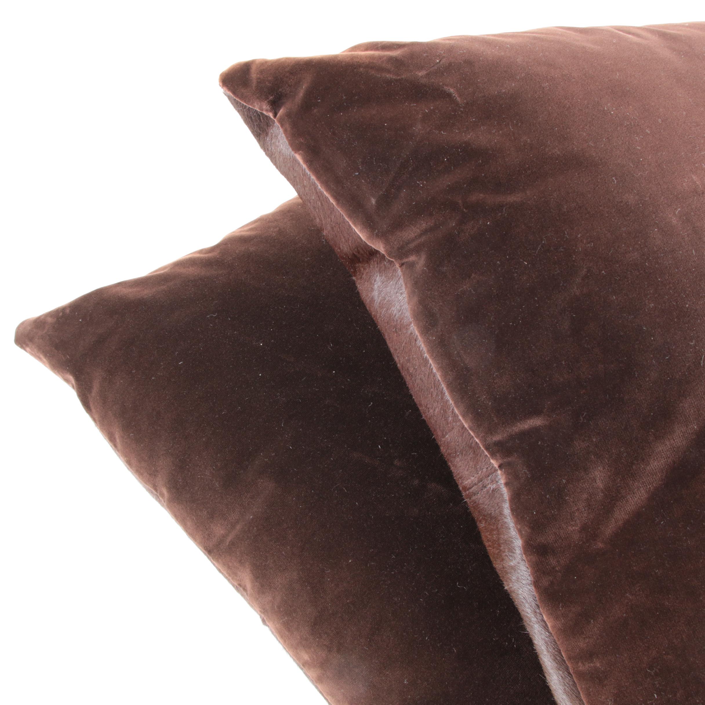 Fendi Casa Cowhide Down Throw Pillows