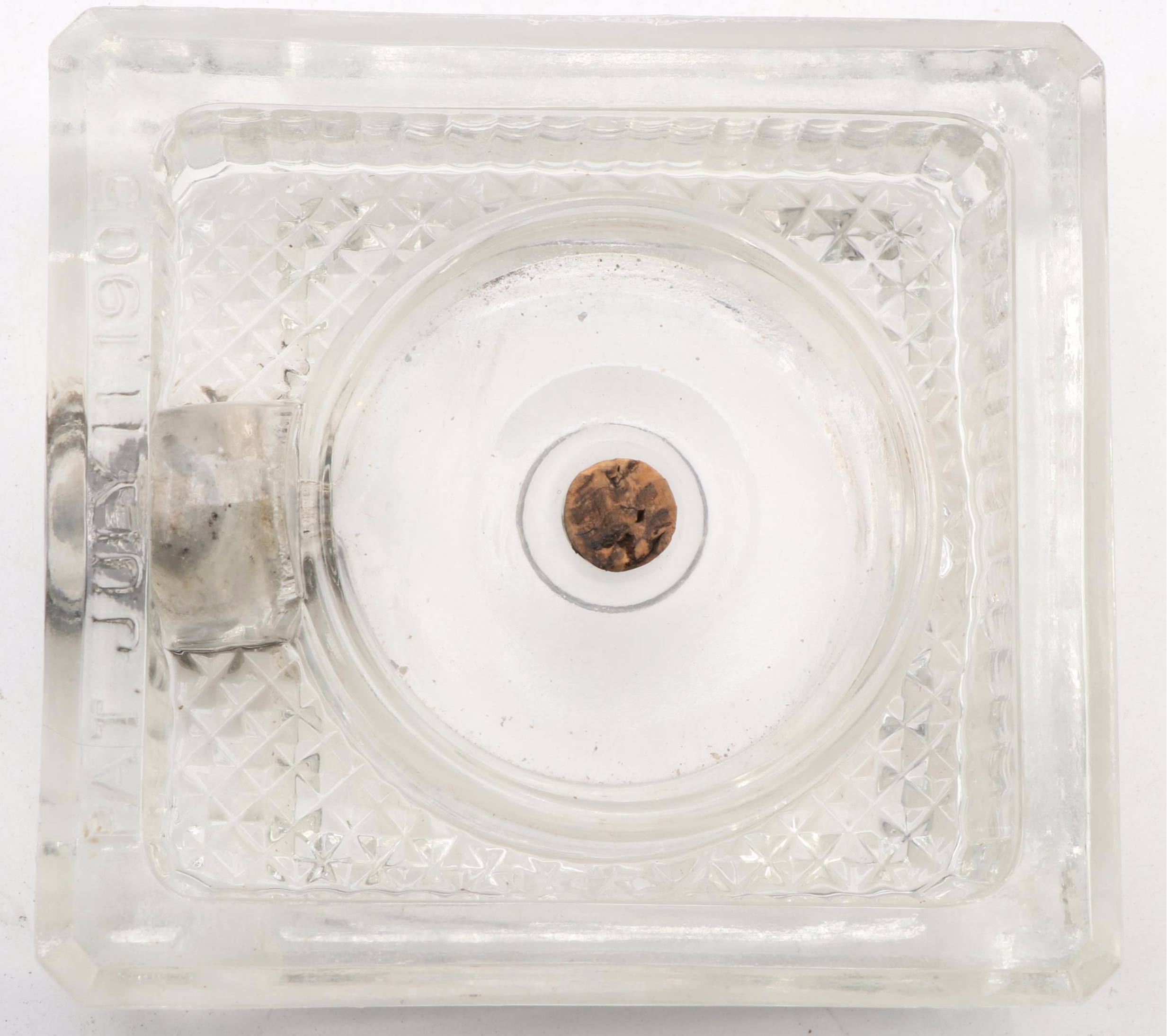 Sengbusch Bakelite Self-Closing Inkwell Set with Other Glass Inkwells