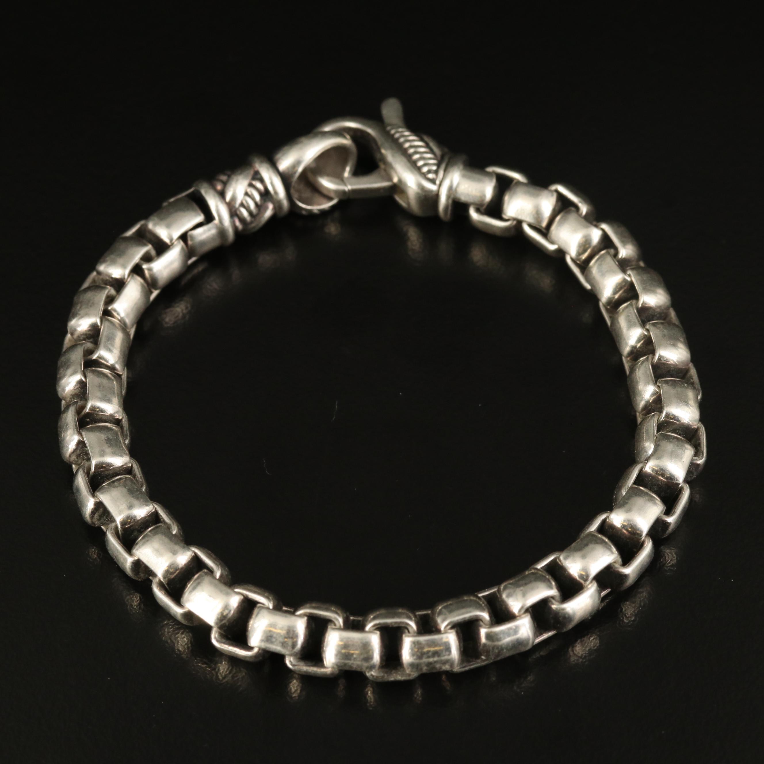 Jai by John Hardy Sterling Box Chain Bracelet