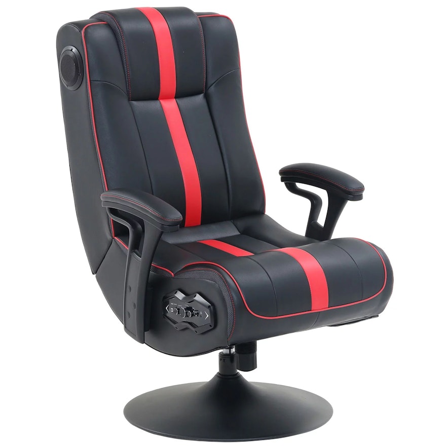 True Innovations Pedestal Gaming Chair with Built in Sound and Vibration System