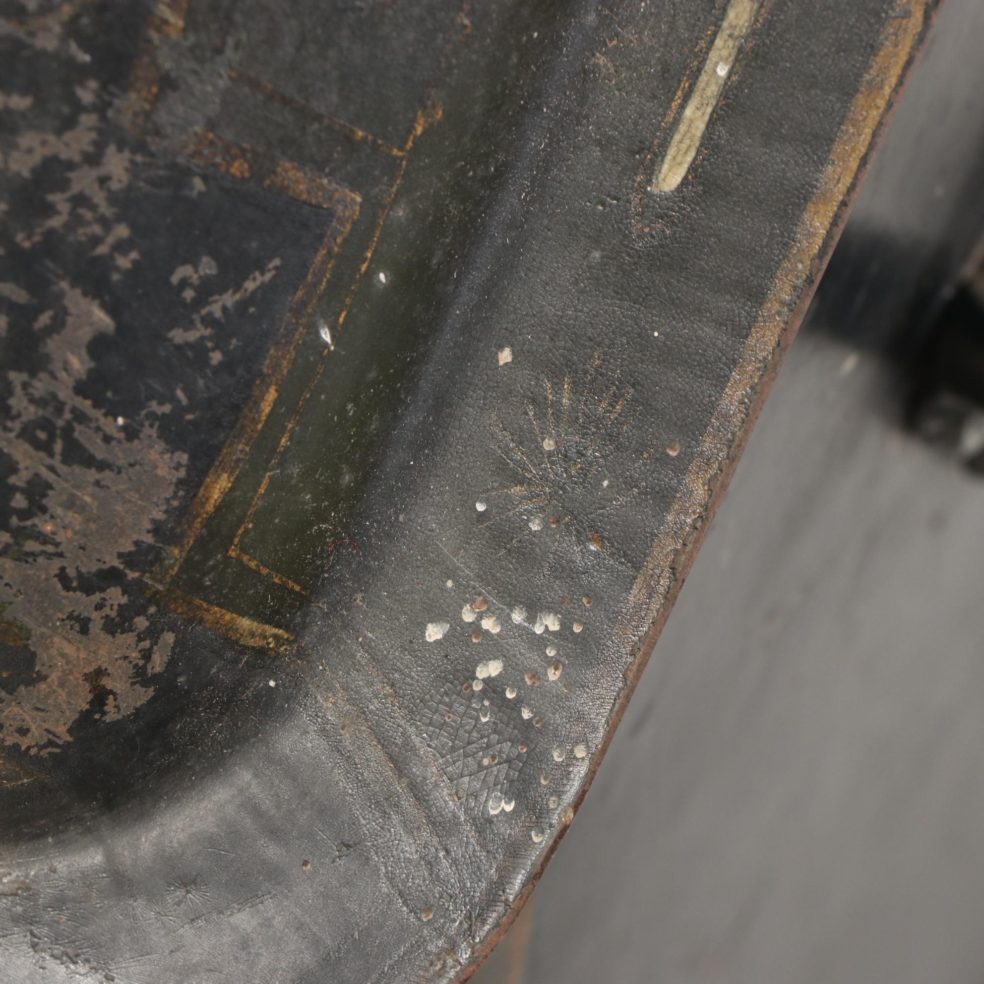 English Aesthetic Movement The Jewett Vase Tole Painted Metal Coal Hod