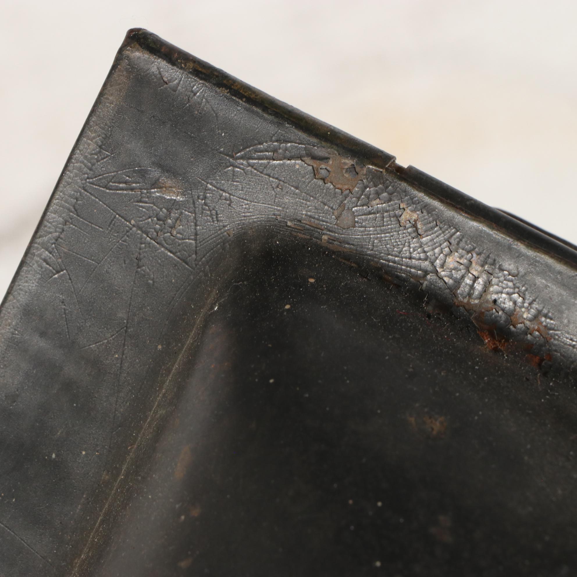 English Aesthetic Movement The Jewett Vase Tole Painted Metal Coal Hod