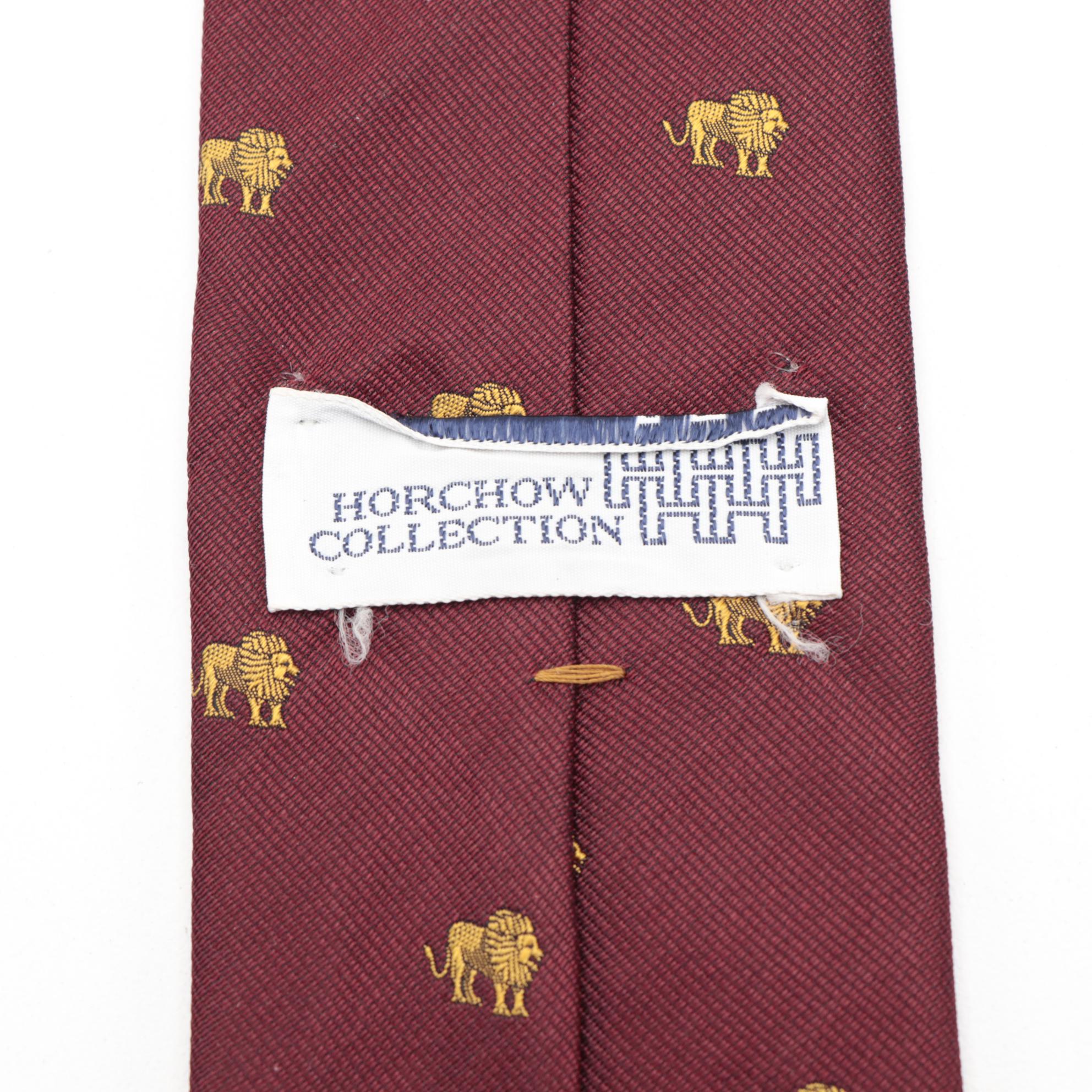 Horchow Collection, Carlo Colombo, and Other Neckties Including Silk