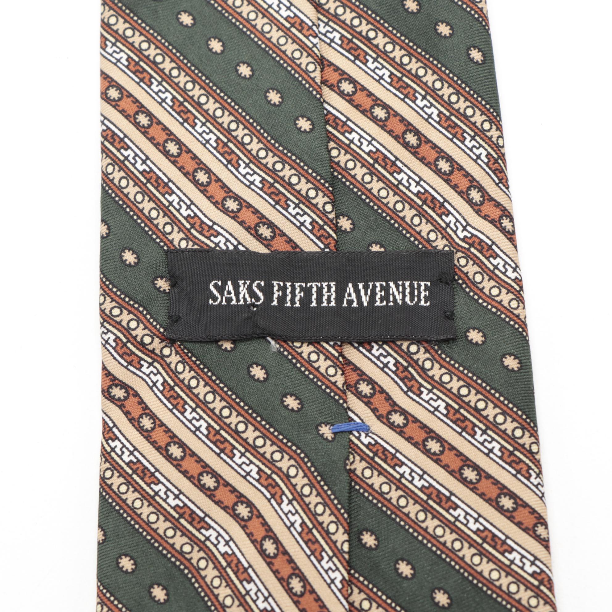 Neiman-Marcus and Saks Fifth Avenue Silk Neckties