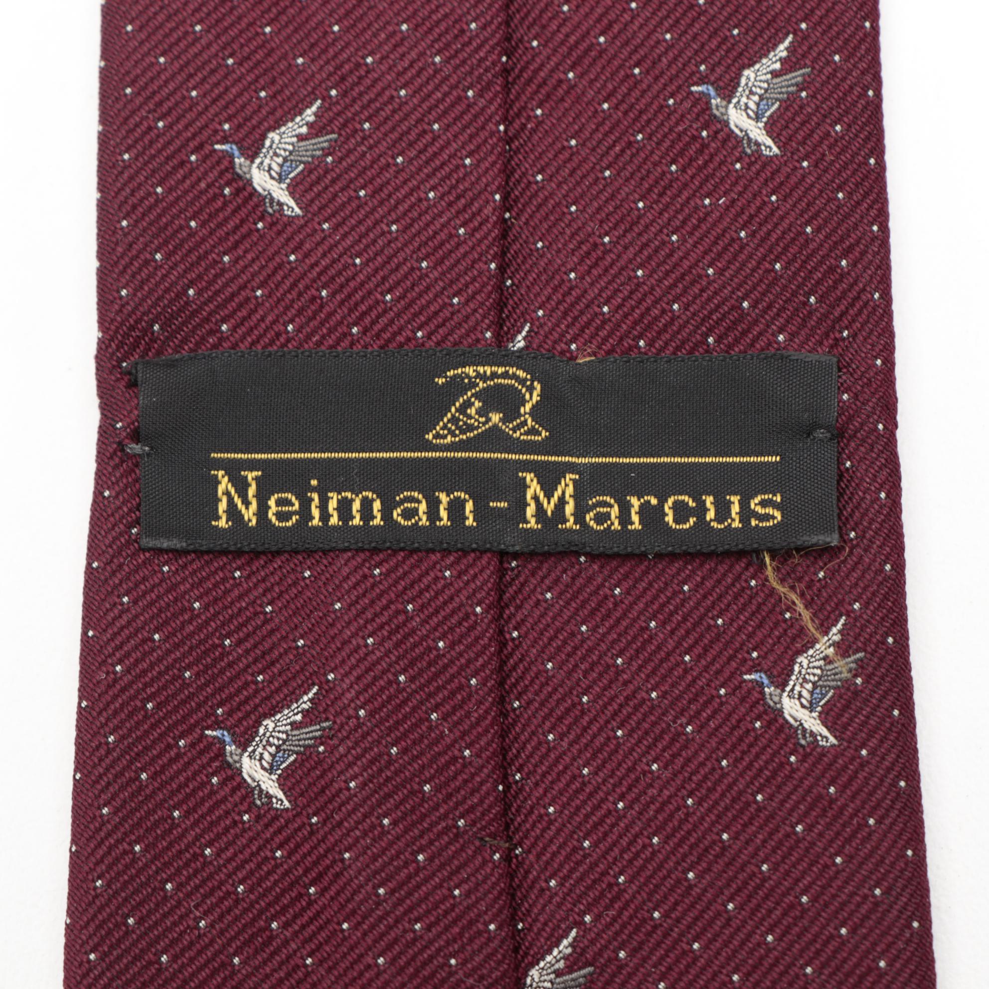 Neiman-Marcus and Saks Fifth Avenue Silk Neckties