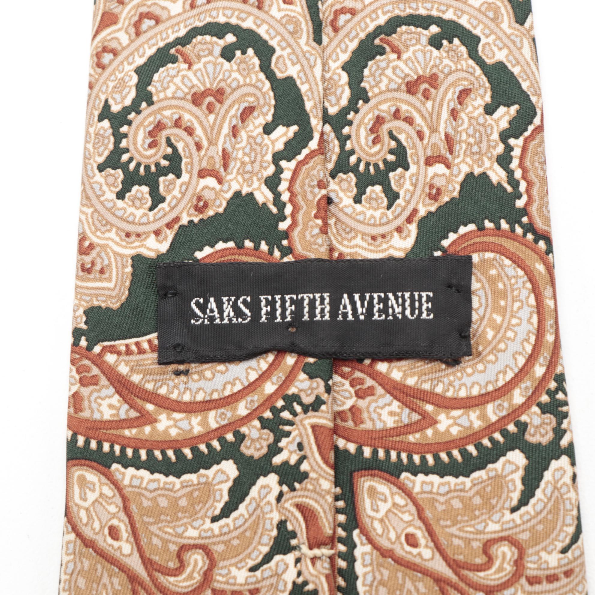 Neiman-Marcus and Saks Fifth Avenue Silk Neckties
