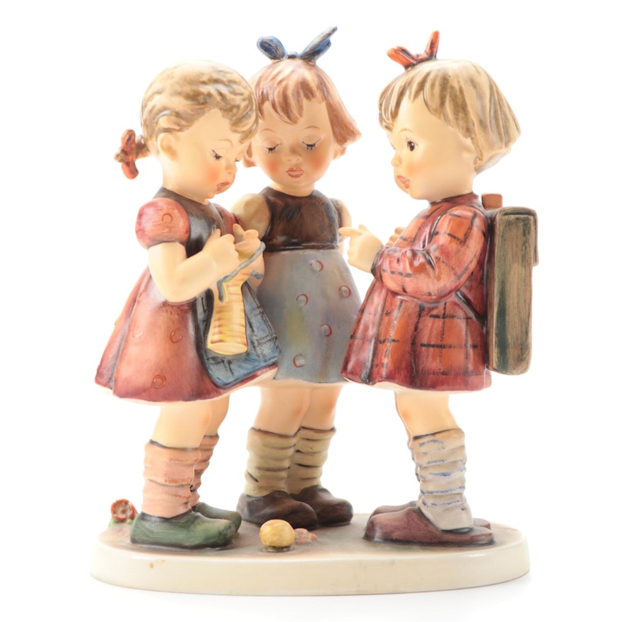 Goebel Hummel "School Girls" Porcelain Figurine, Late 20th Century