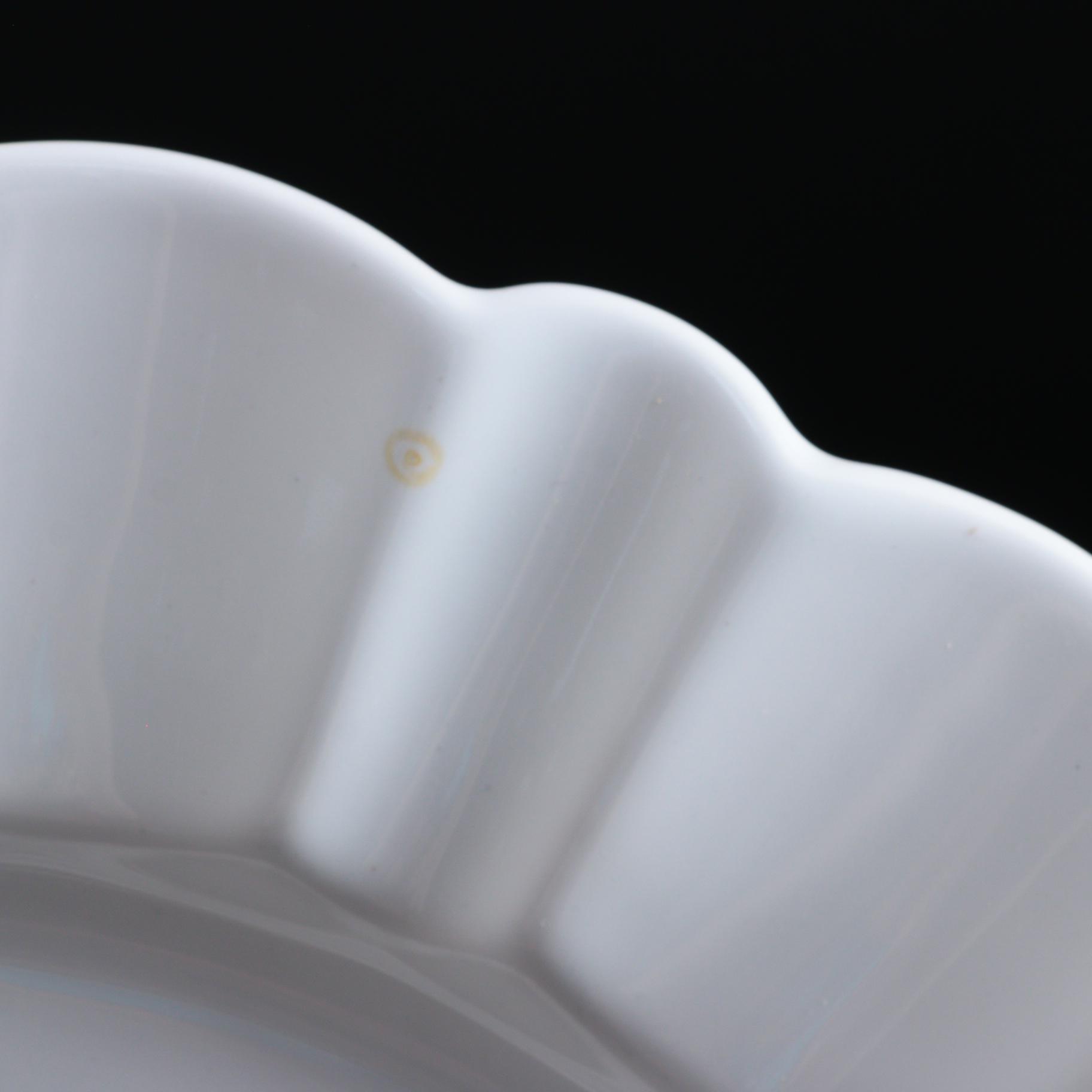 Porta "Alberi White" Ceramic Dinner Plates, Late 20th Century