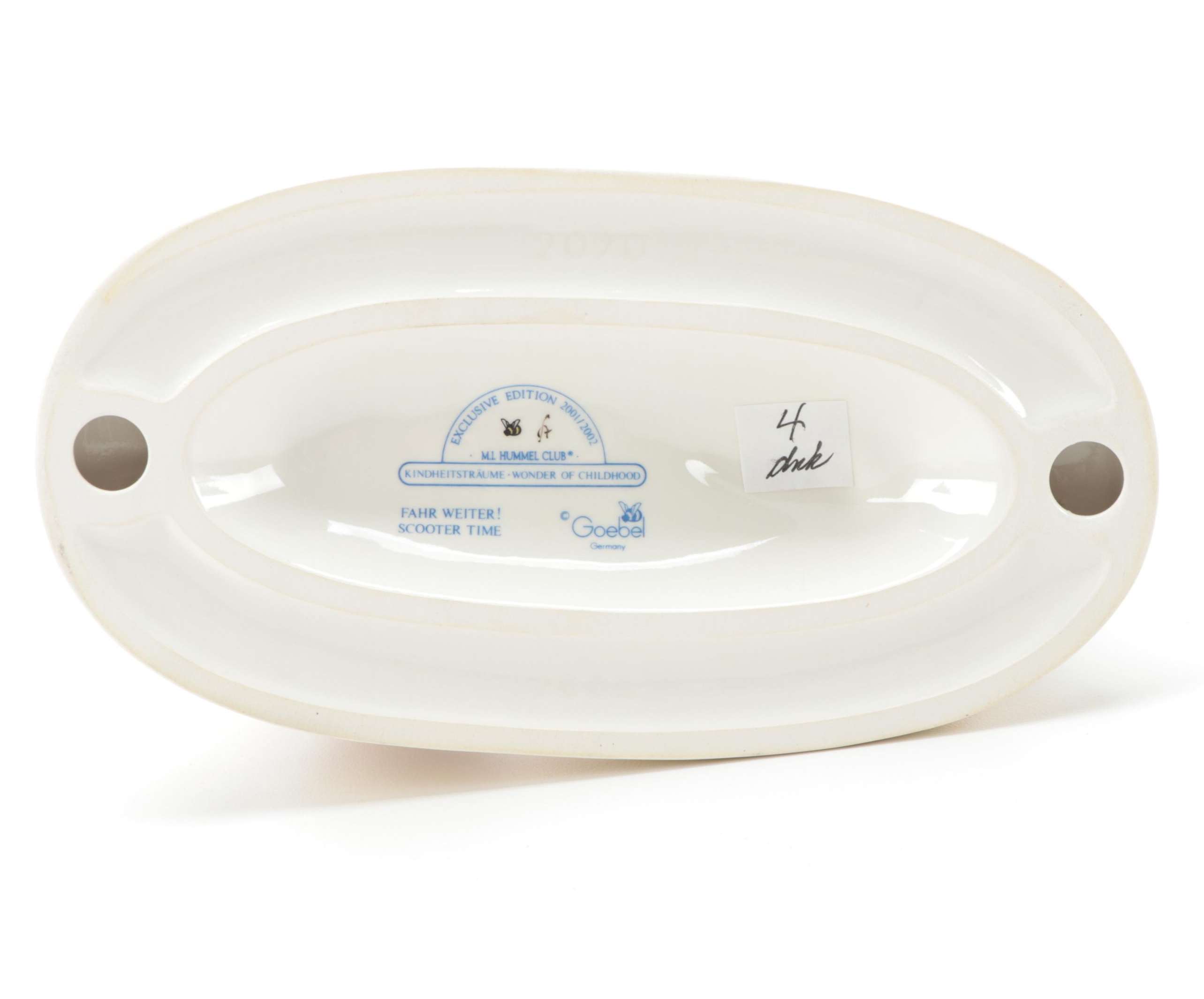 Goebel Hummel Porcelain Figurines Including "American Spirit" and "Scooter Time"