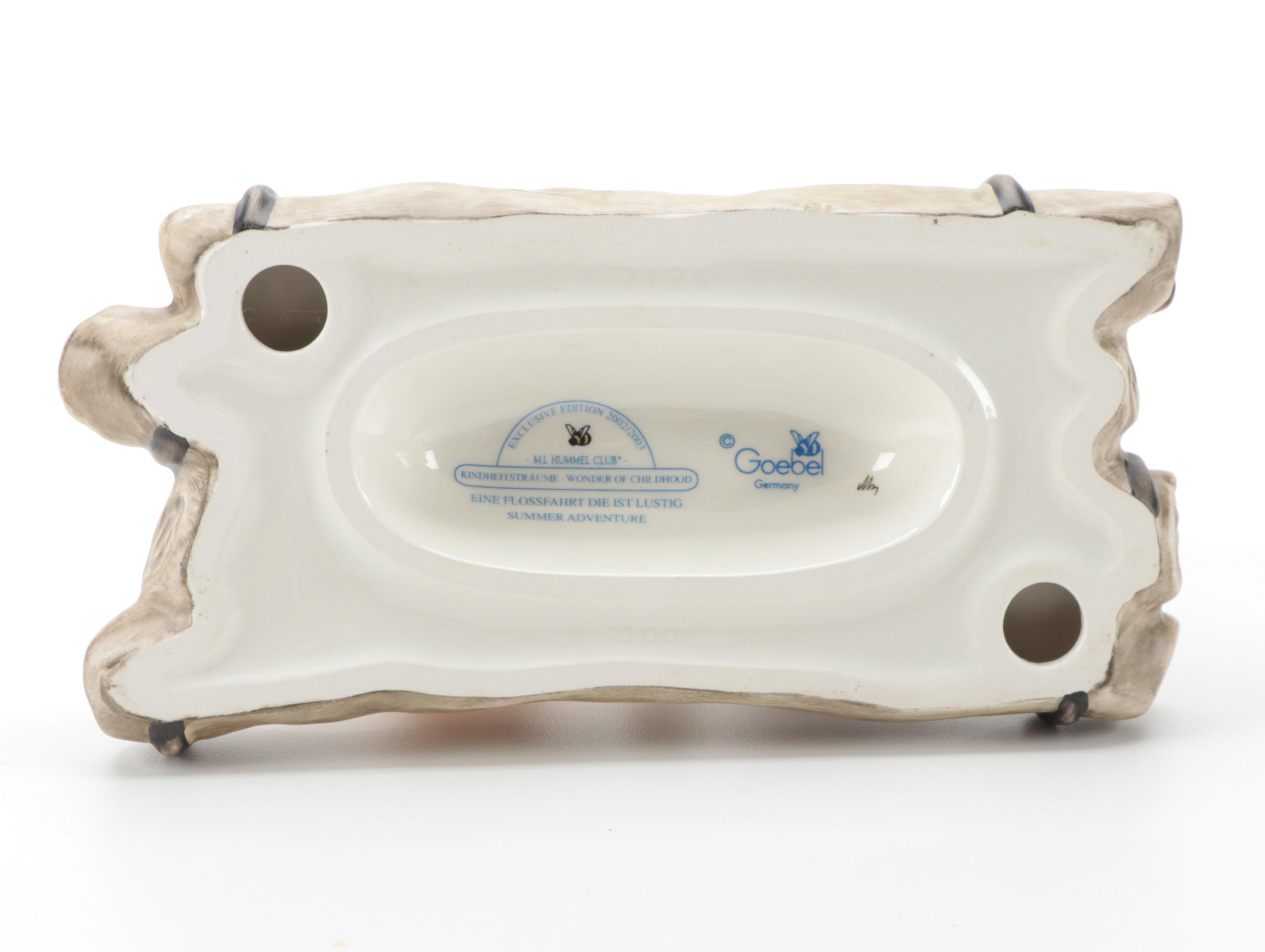 Goebel Hummel Porcelain Figurines Including "American Spirit" and "Scooter Time"