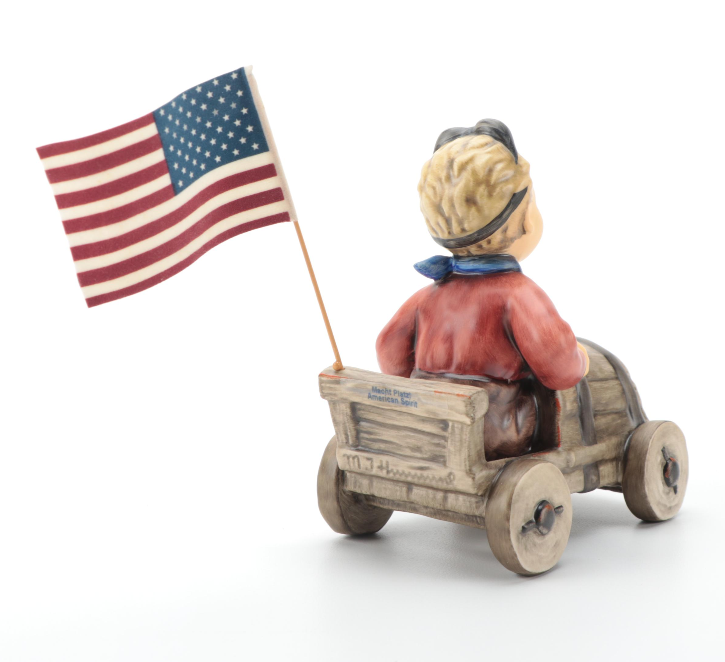 Goebel Hummel Porcelain Figurines Including "American Spirit" and "Scooter Time"