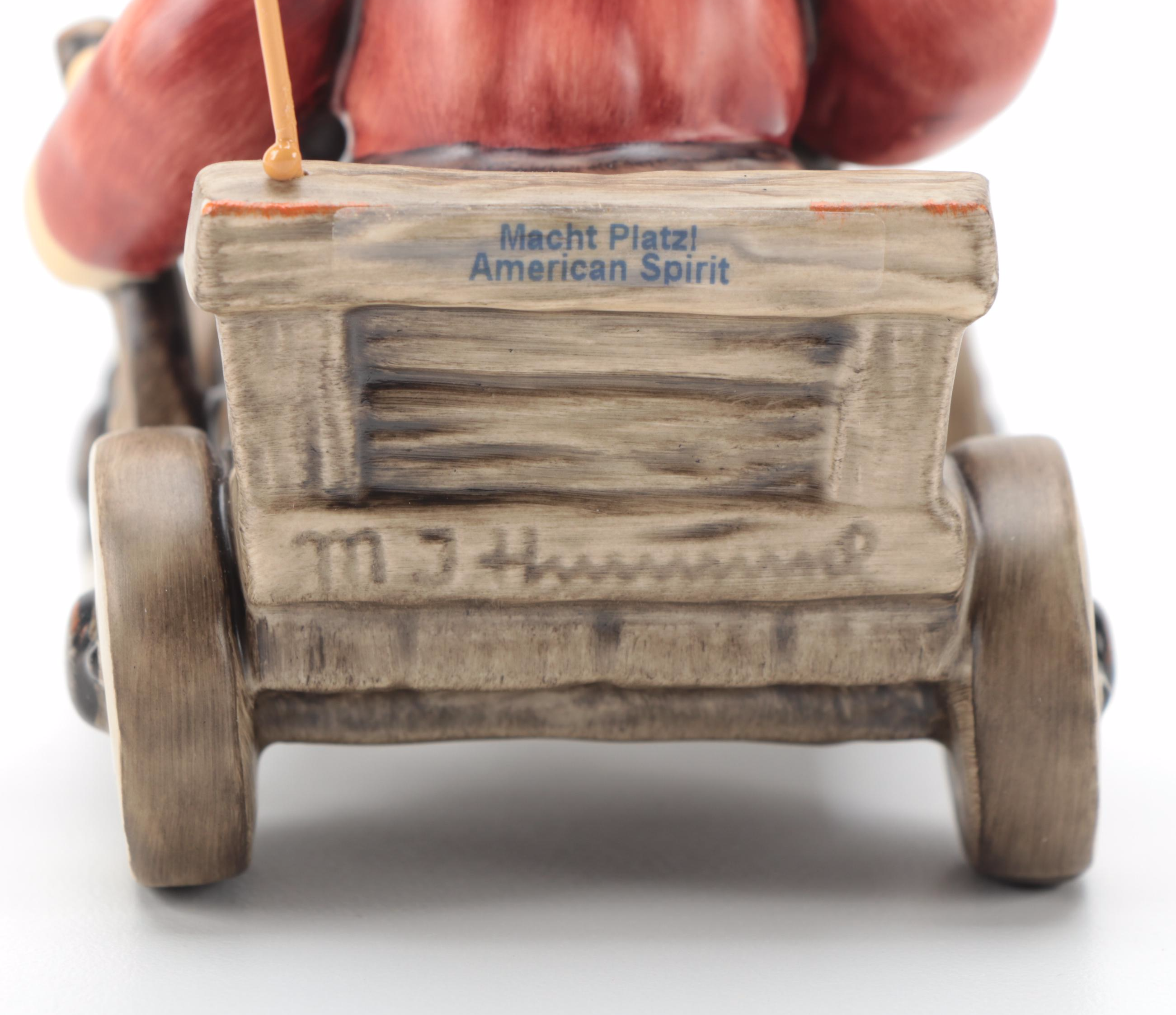 Goebel Hummel Porcelain Figurines Including "American Spirit" and "Scooter Time"