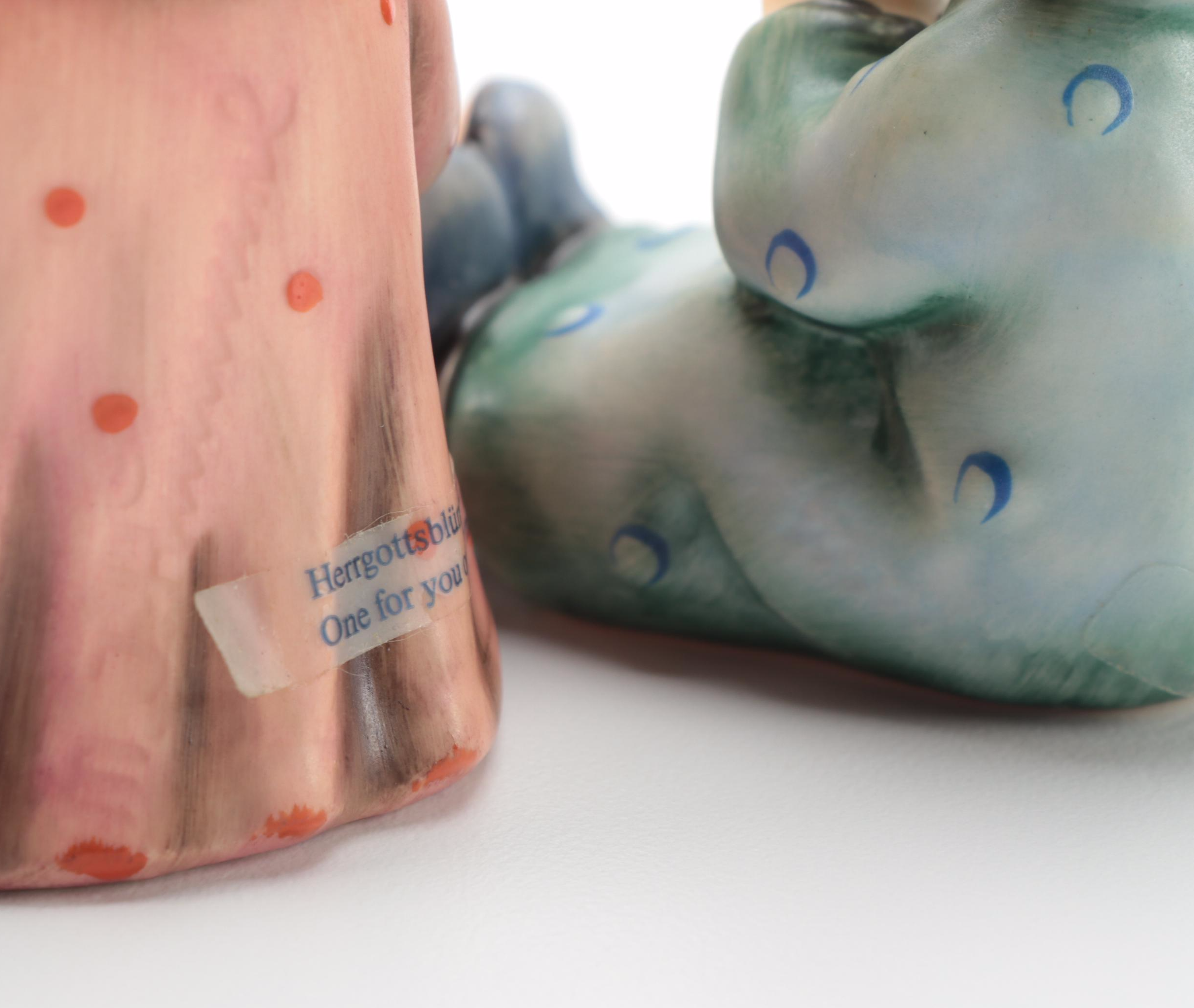 Goebel Porcelain Figurines Including "Fascination", "All Aboard" and Others