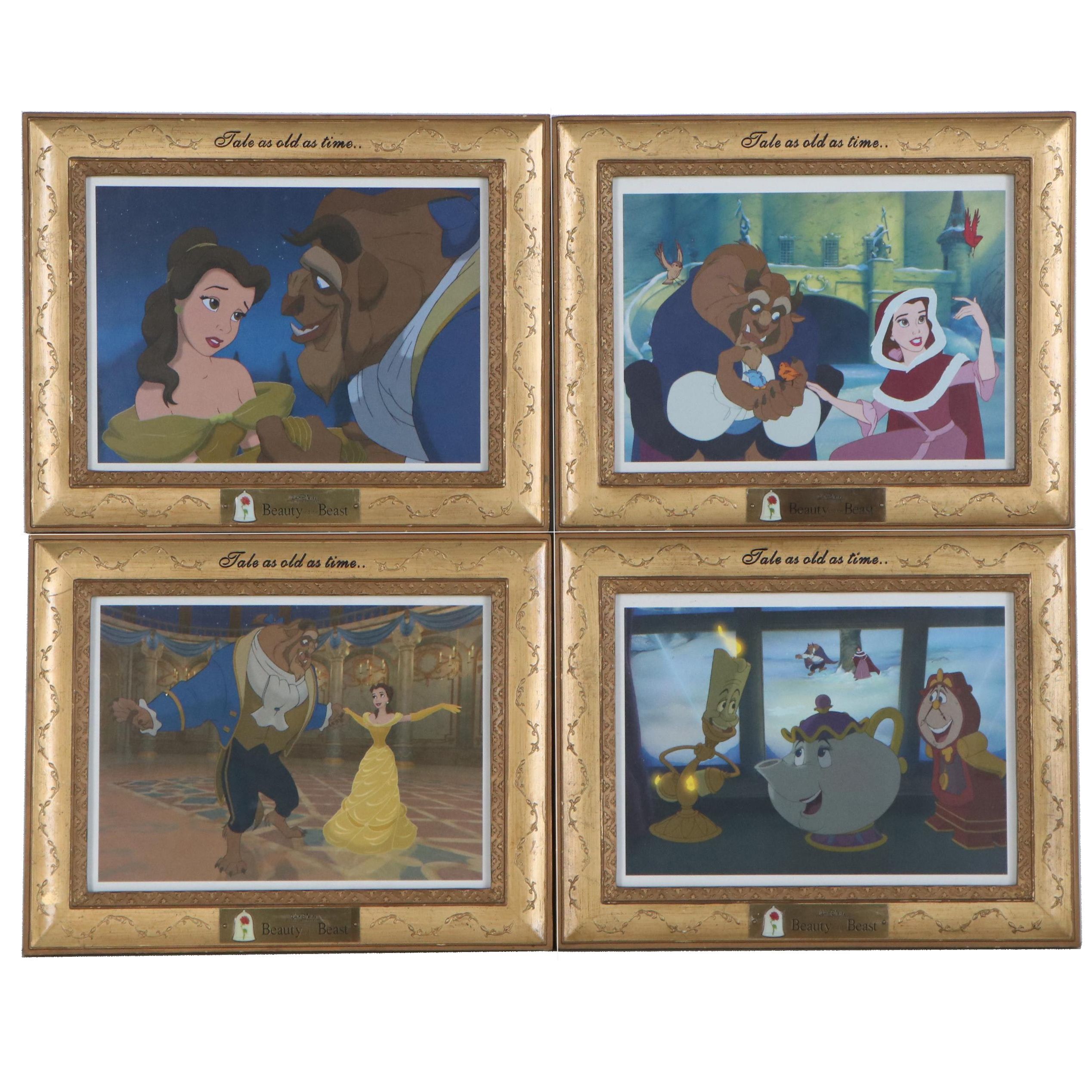 Walt Disney "Beauty and The Beast" Offset Lithographs