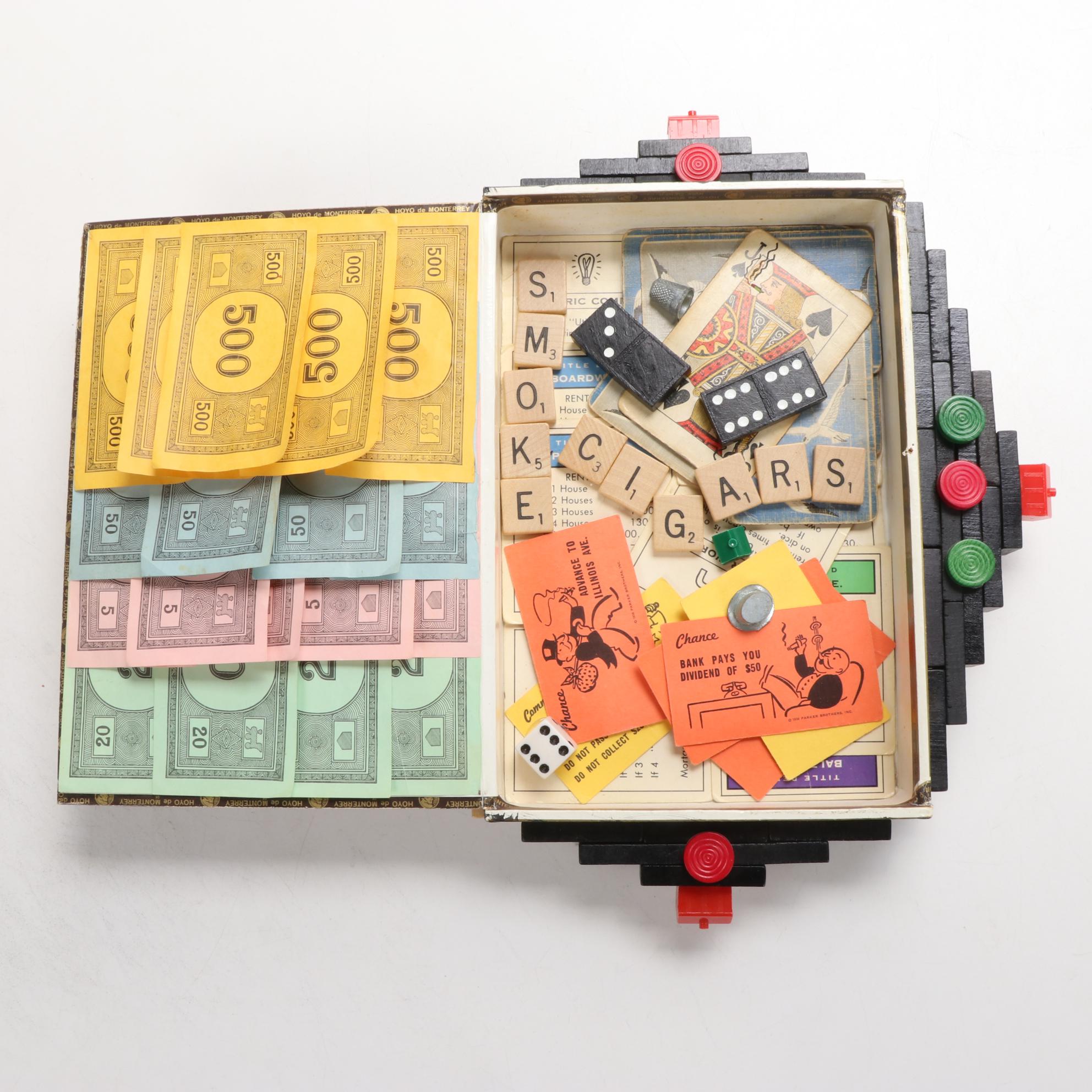 Eric Lubkeman Mixed Media Composition "Game Box One," 1997