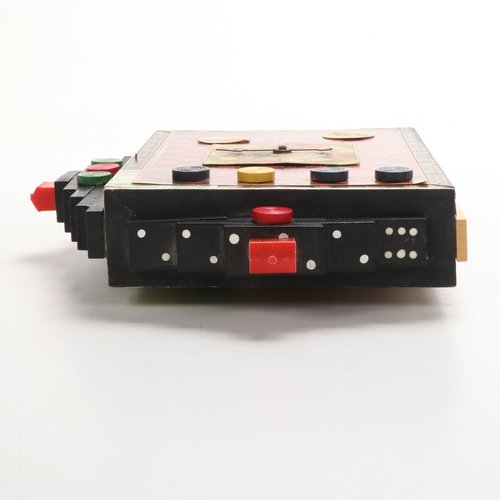 Eric Lubkeman Mixed Media Composition "Game Box One," 1997