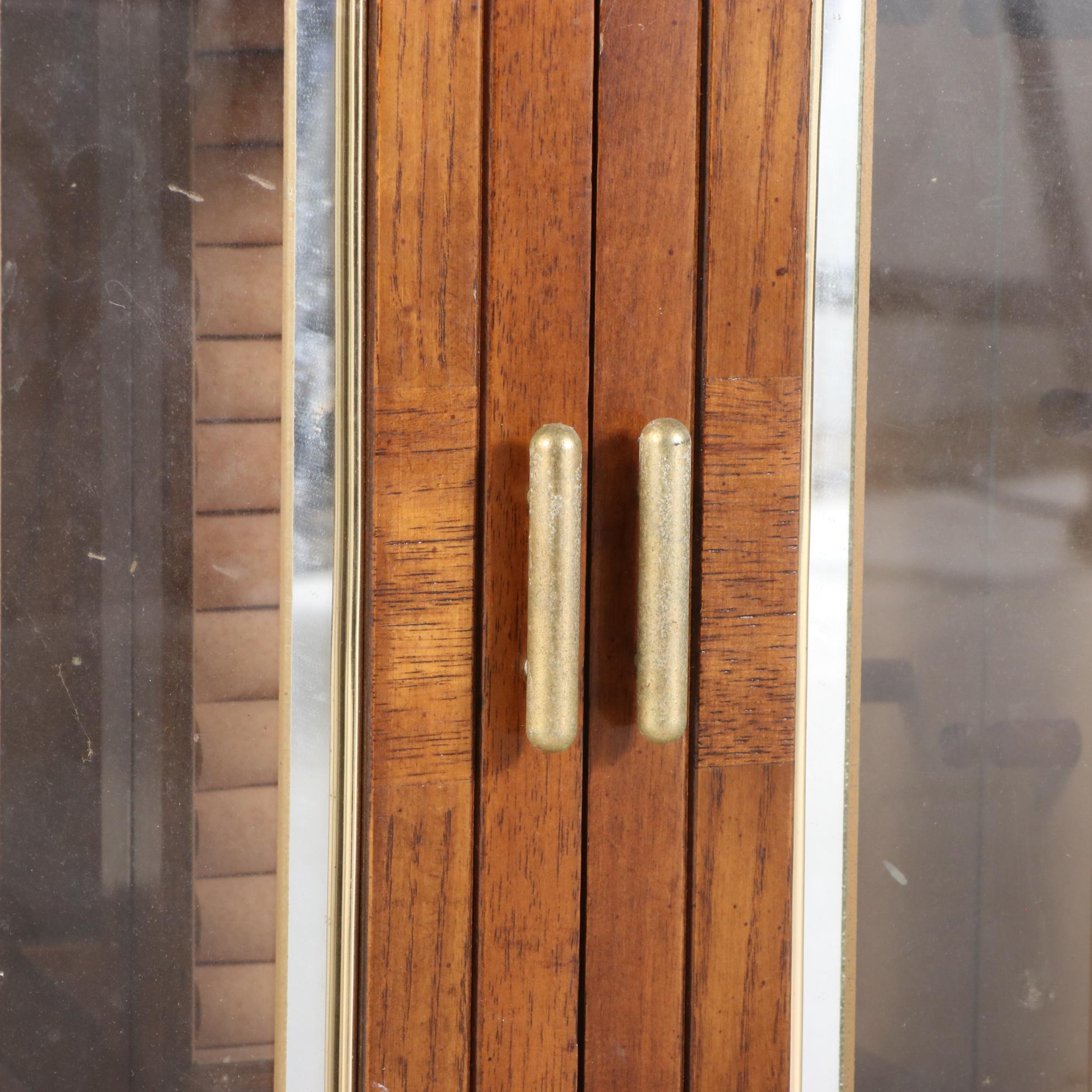 Oak Tabletop Jewelry Armoire, Late 20th Century