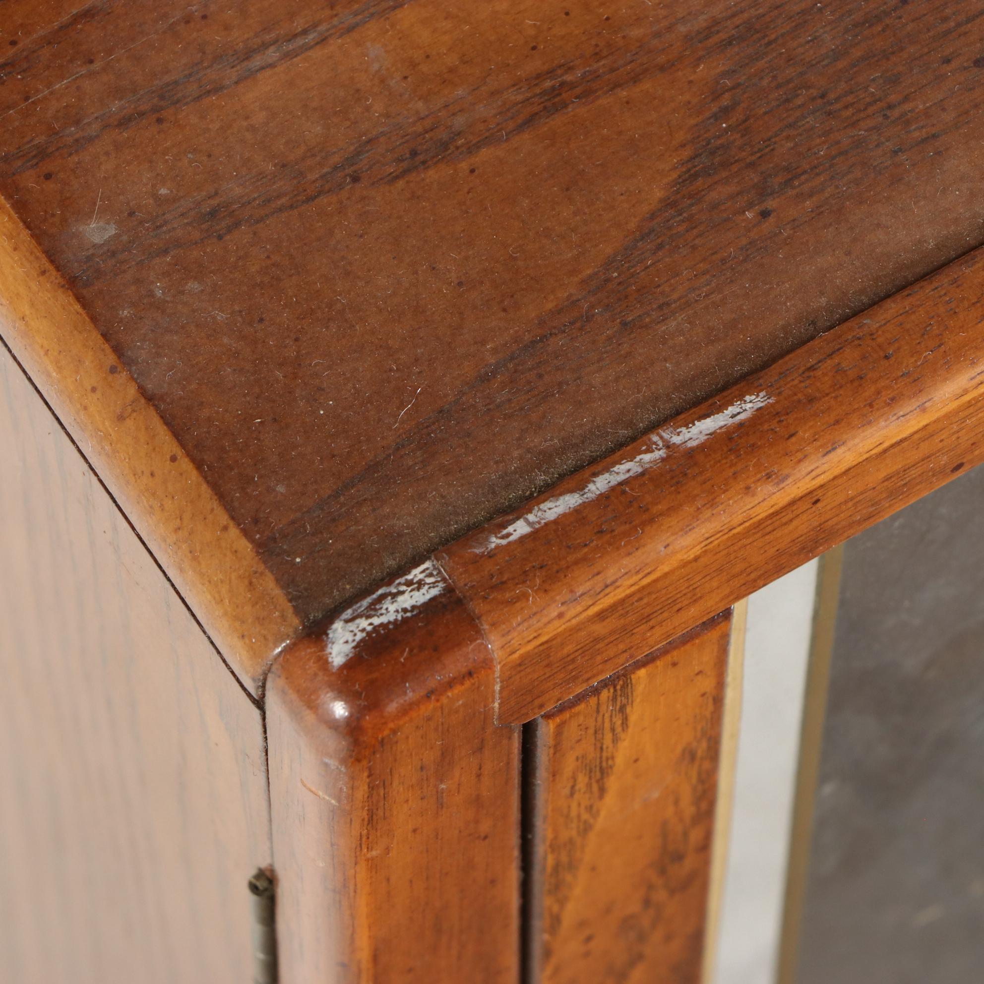 Oak Tabletop Jewelry Armoire, Late 20th Century