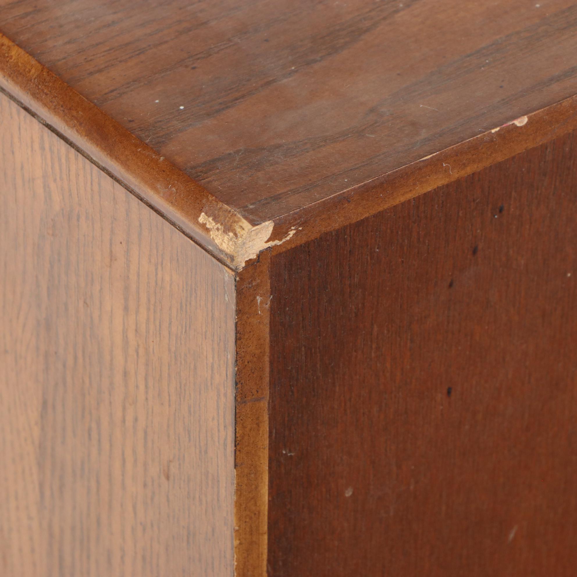 Oak Tabletop Jewelry Armoire, Late 20th Century