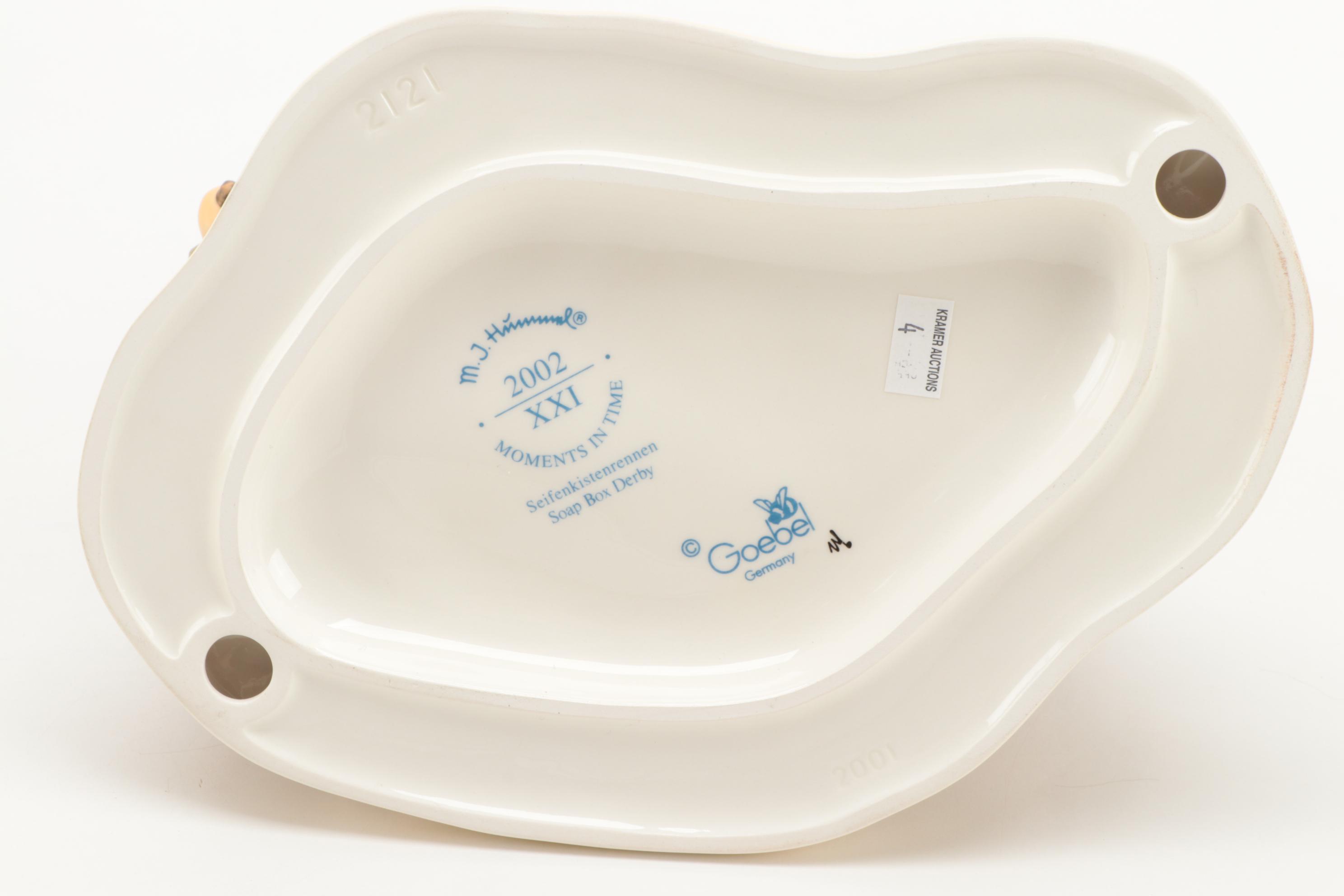 Goebel Hummel Moments in Time "Soap Box Derby" Porcelain Figurine, 2002