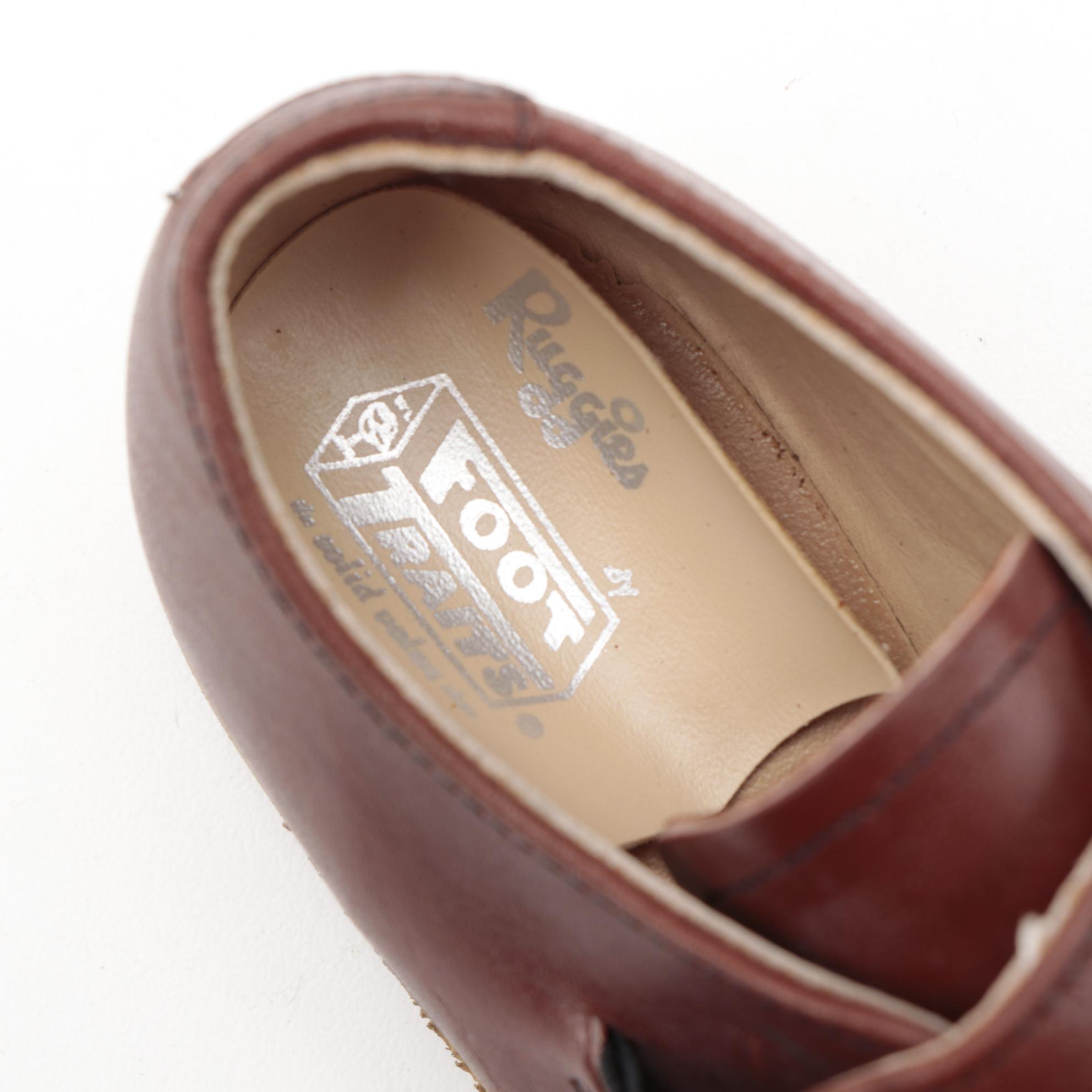 Children's Ruggies by Foot Traits Leather Dress Shoes with Box