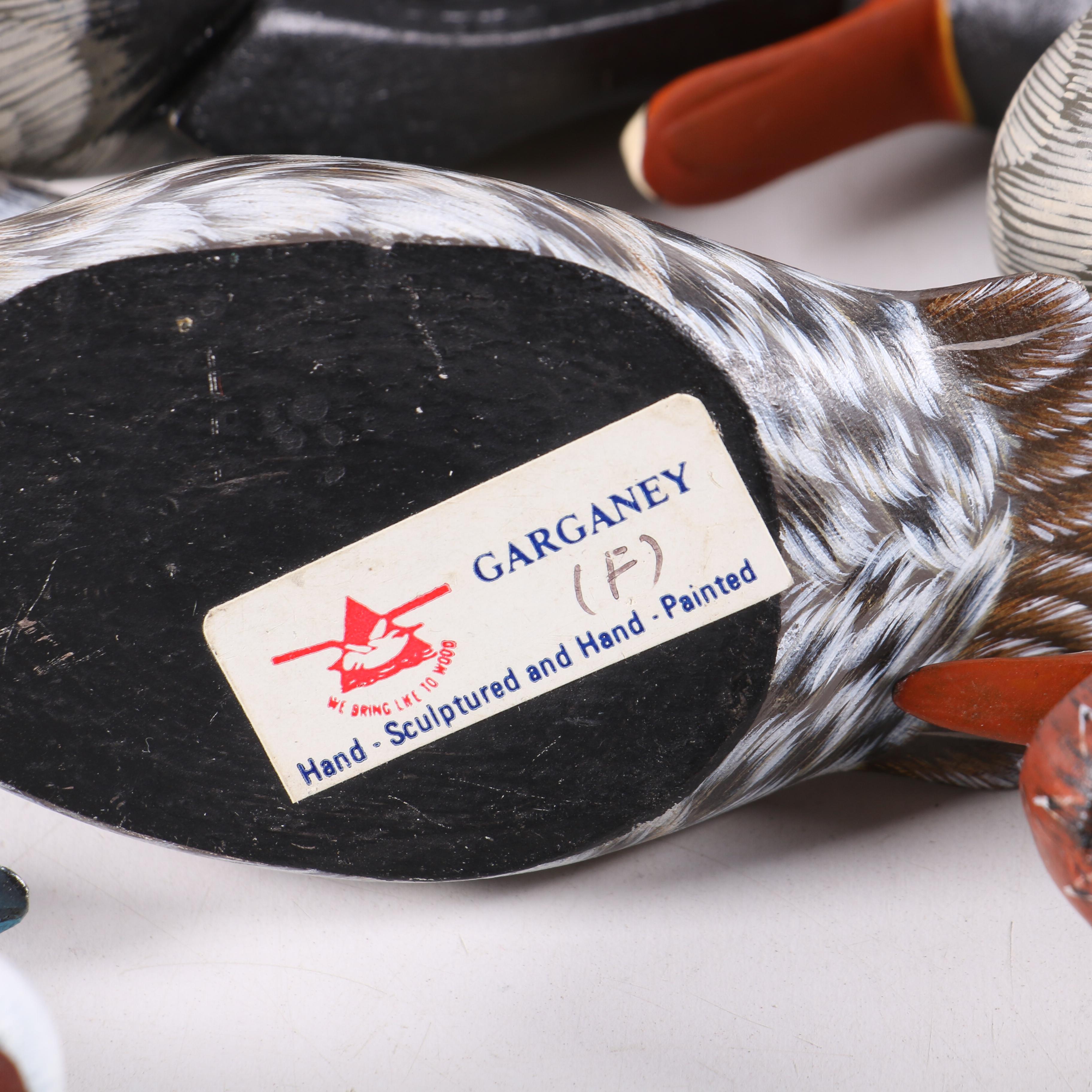 Carved Painted Wooden Ducks of North America Figurals