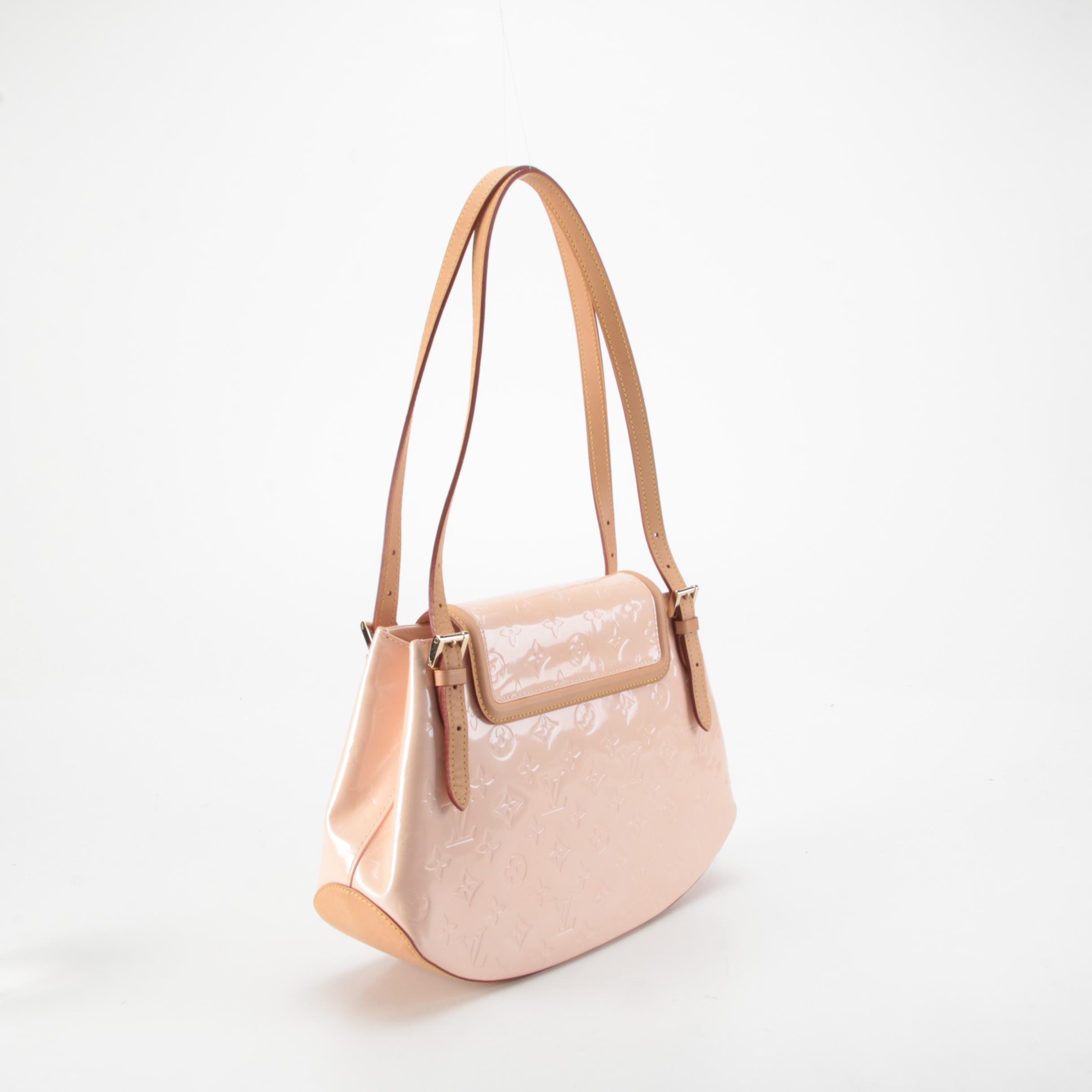 Louis Vuitton Biscayne Bay GM Shoulder Bag in Marshmallow Monogram Vernis