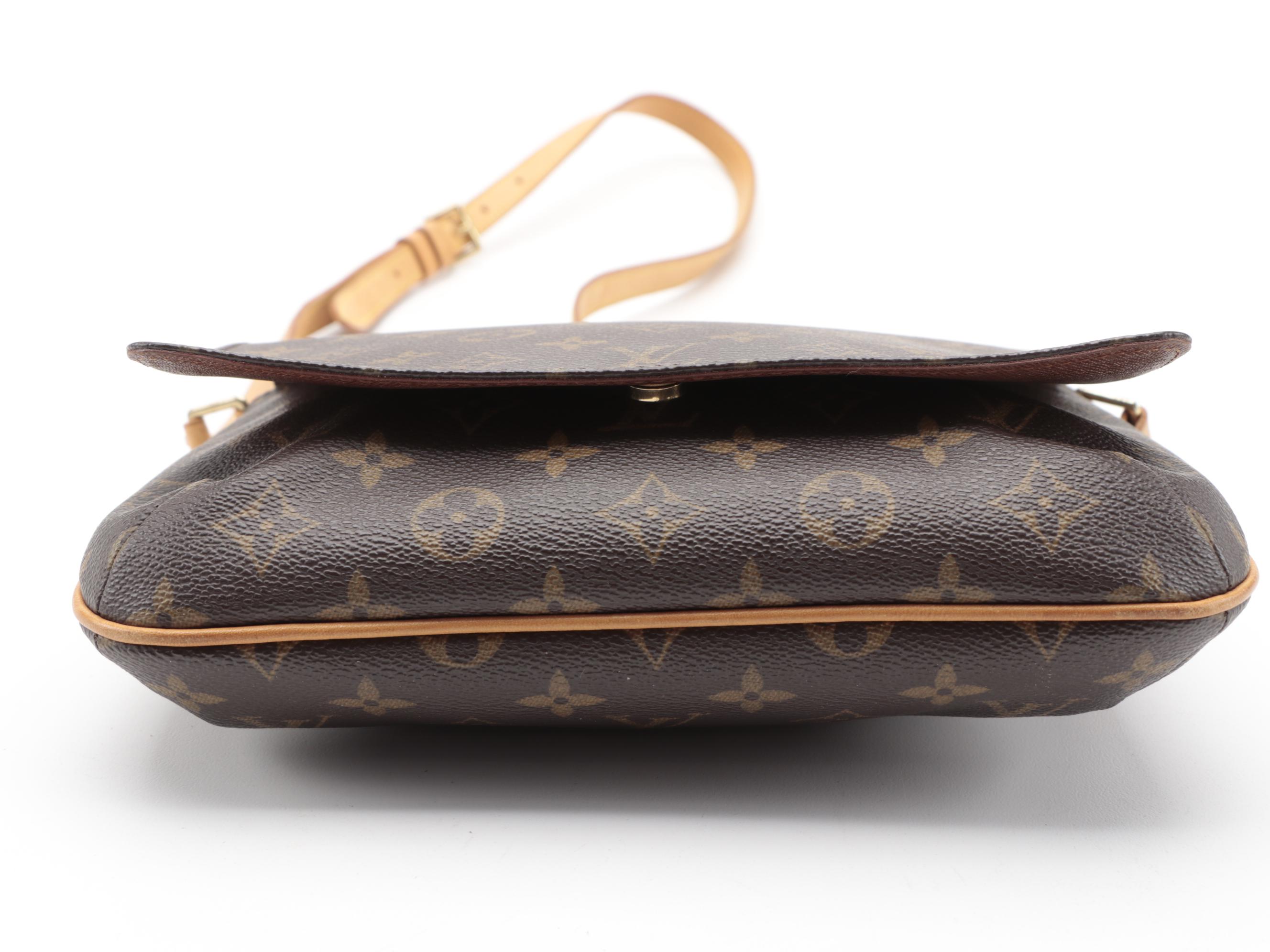 Louis Vuitton Musette Tango Flap Bag in Monogram Canvas