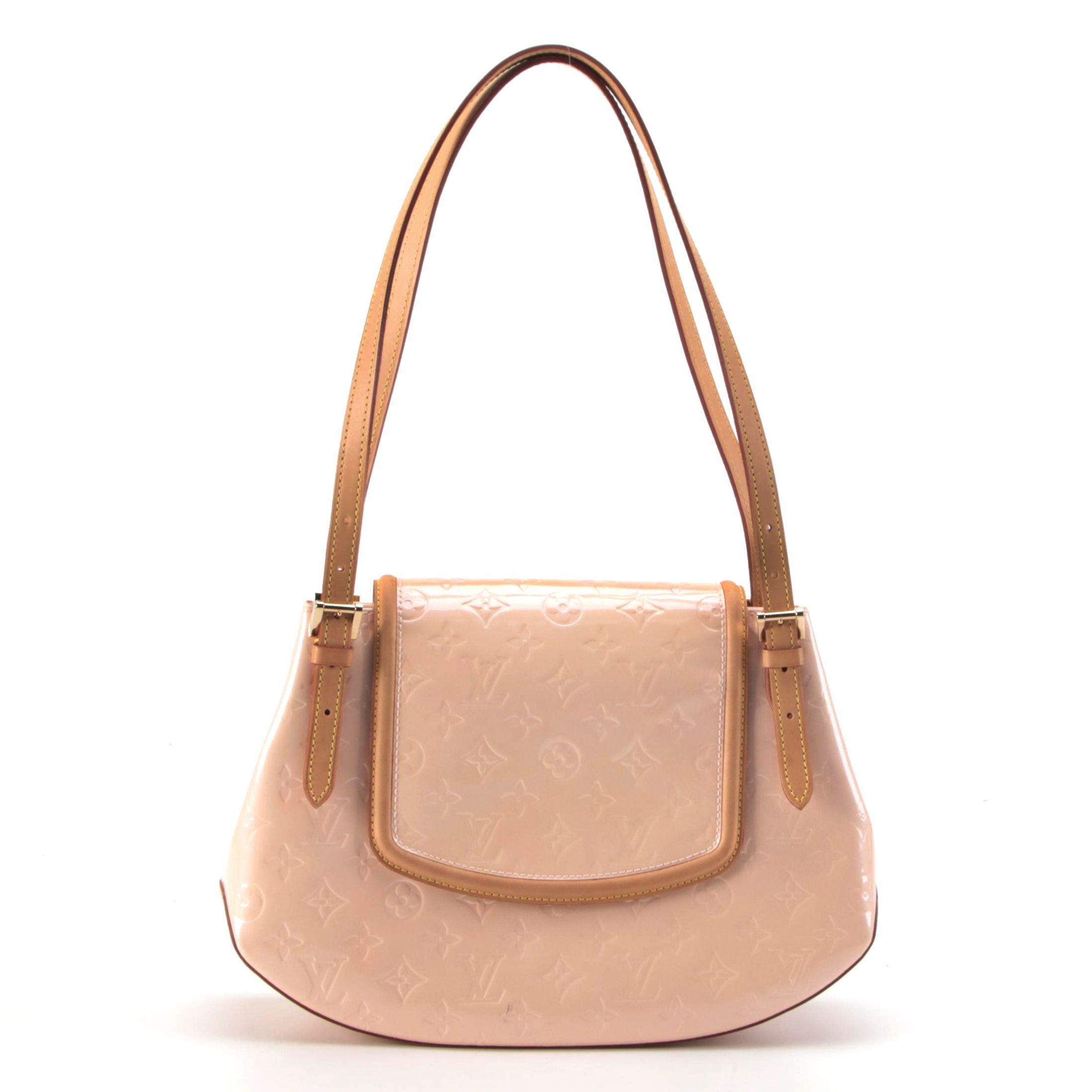 Louis Vuitton Biscayne Bay GM Shoulder Bag in Marshmallow Monogram Vernis