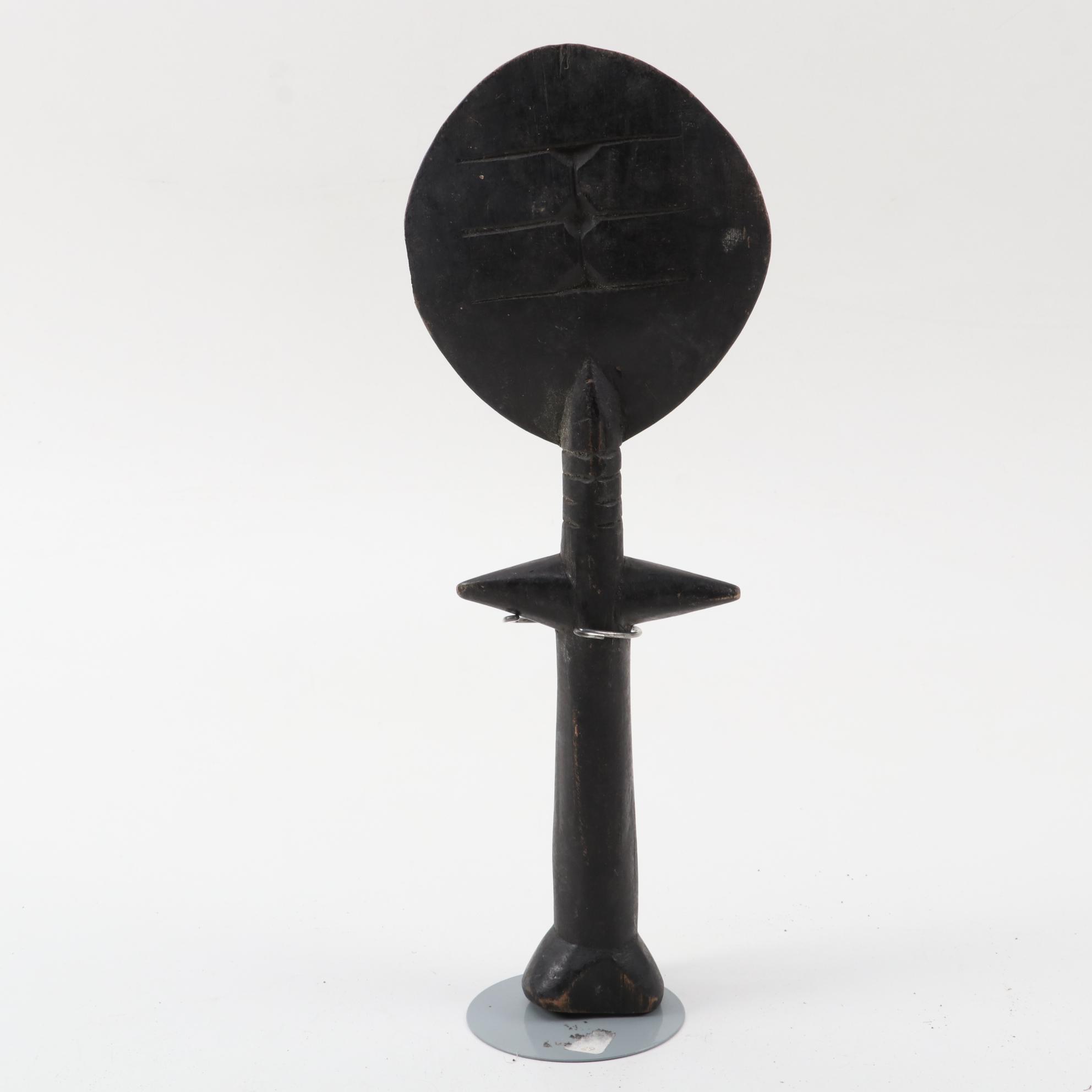 Baule Inspired Heddle Pulley, Asante Style Doll and other Figures, West Africa