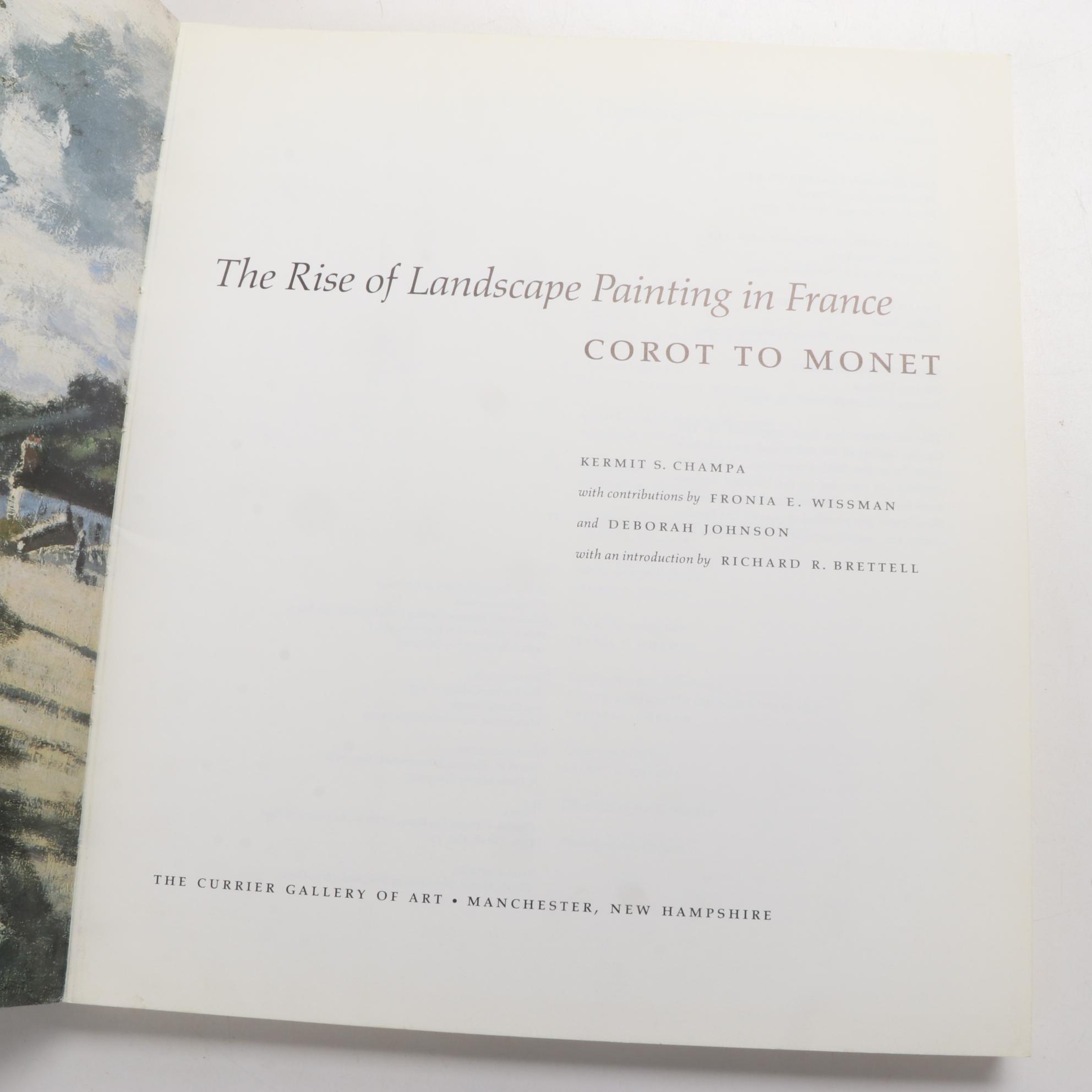 Landscape and Nature Art Books Including "The Hudson River School" by L. Minks