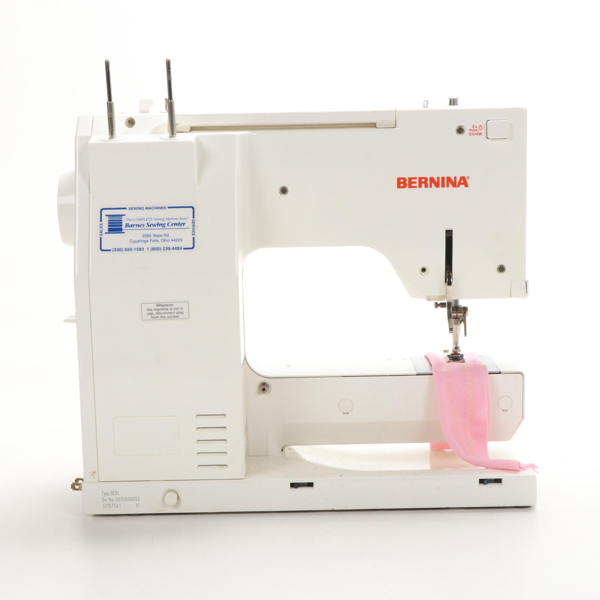 Fritz Gegauf Bernina Swiss Sewing Machine and Foot Petal Control