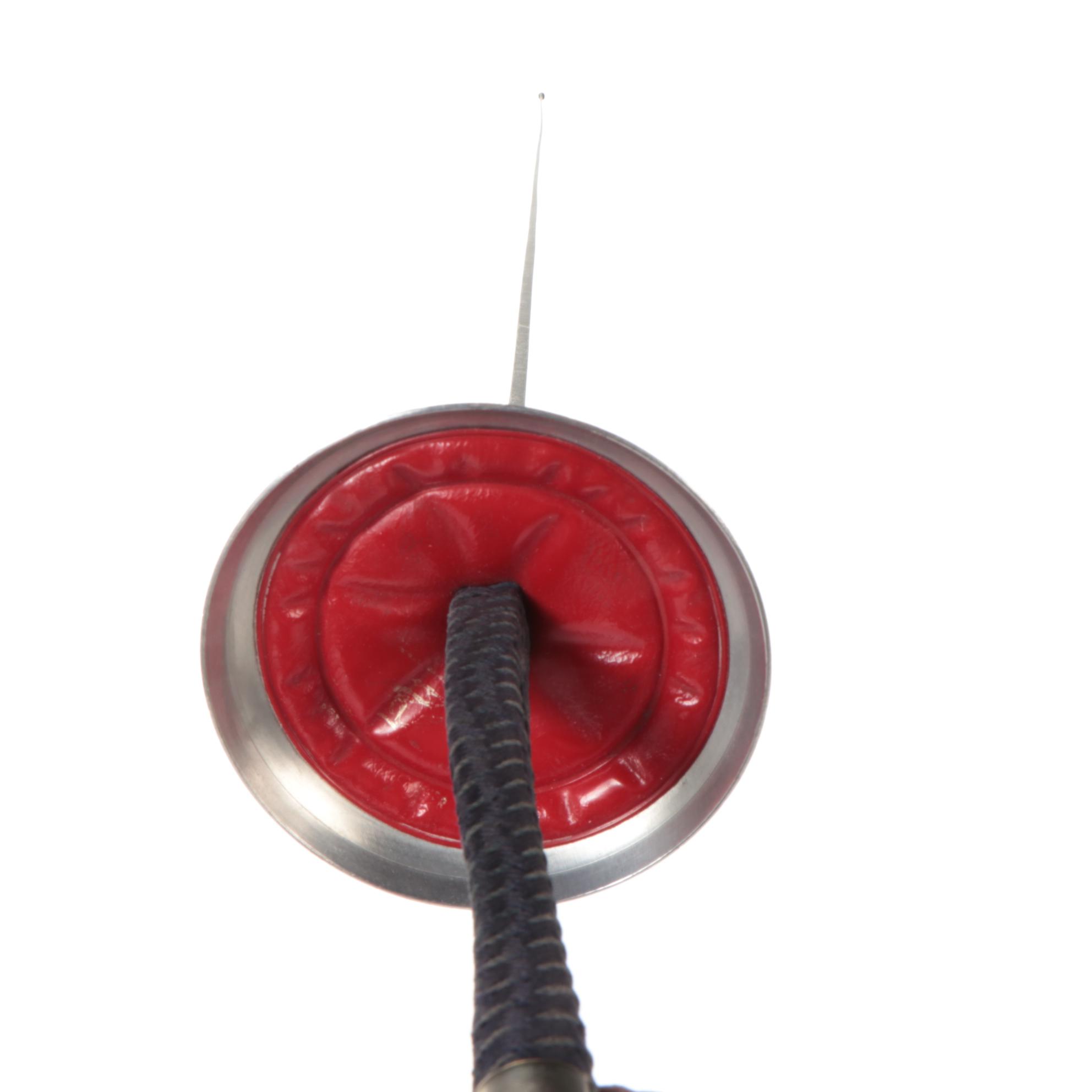 Castello Fencing Foils with Scimitar in Leather Sheath