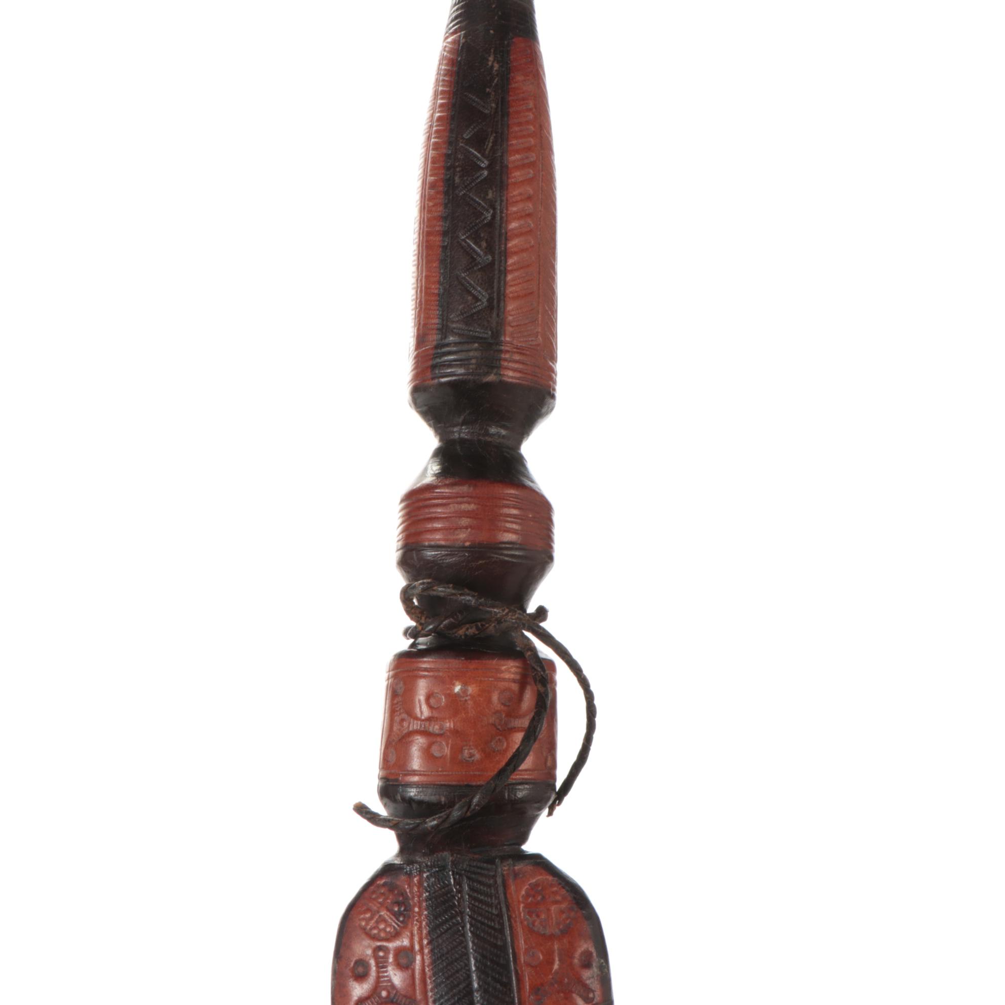 Castello Fencing Foils with Scimitar in Leather Sheath