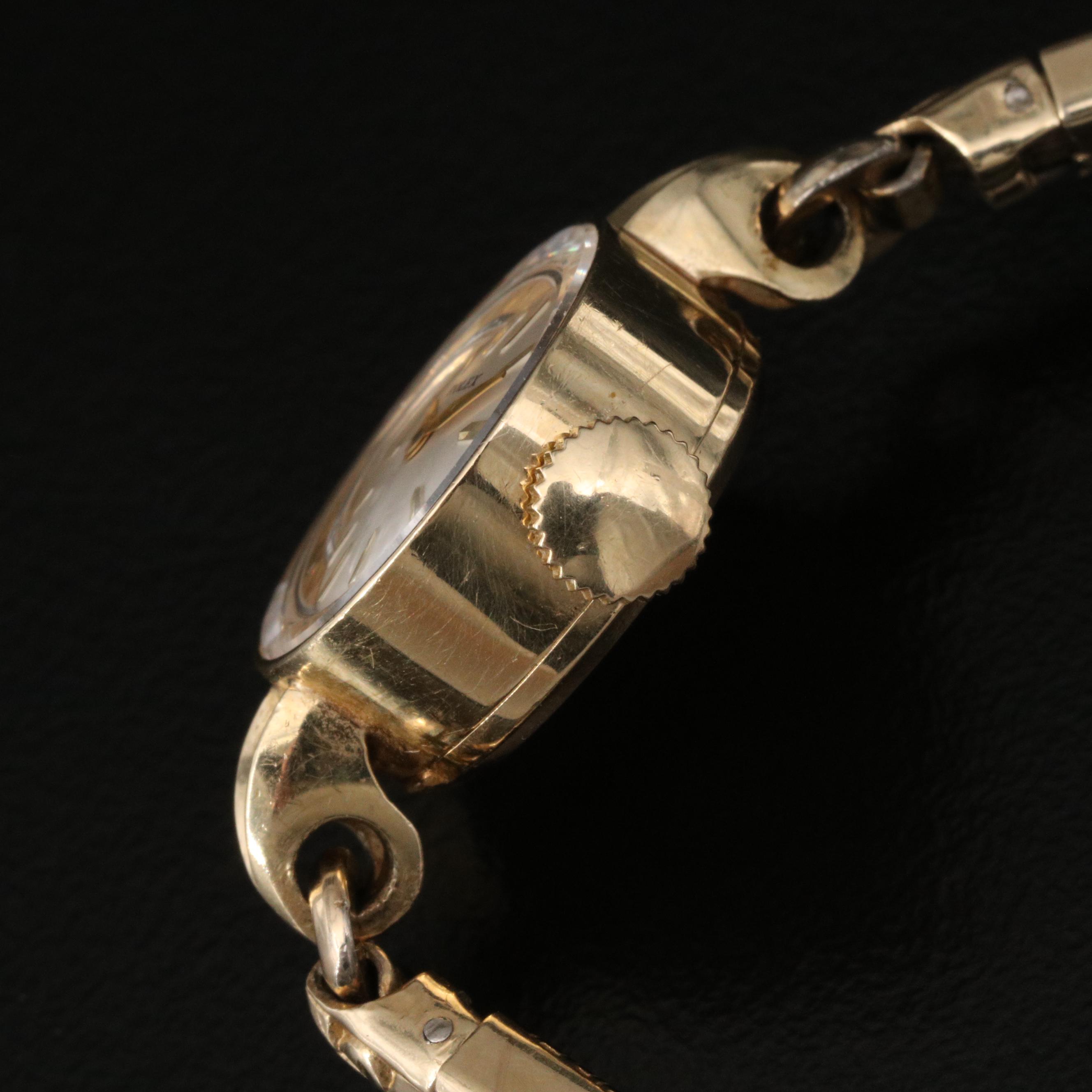 Vintage 14K Rolex Stem Wind Watch