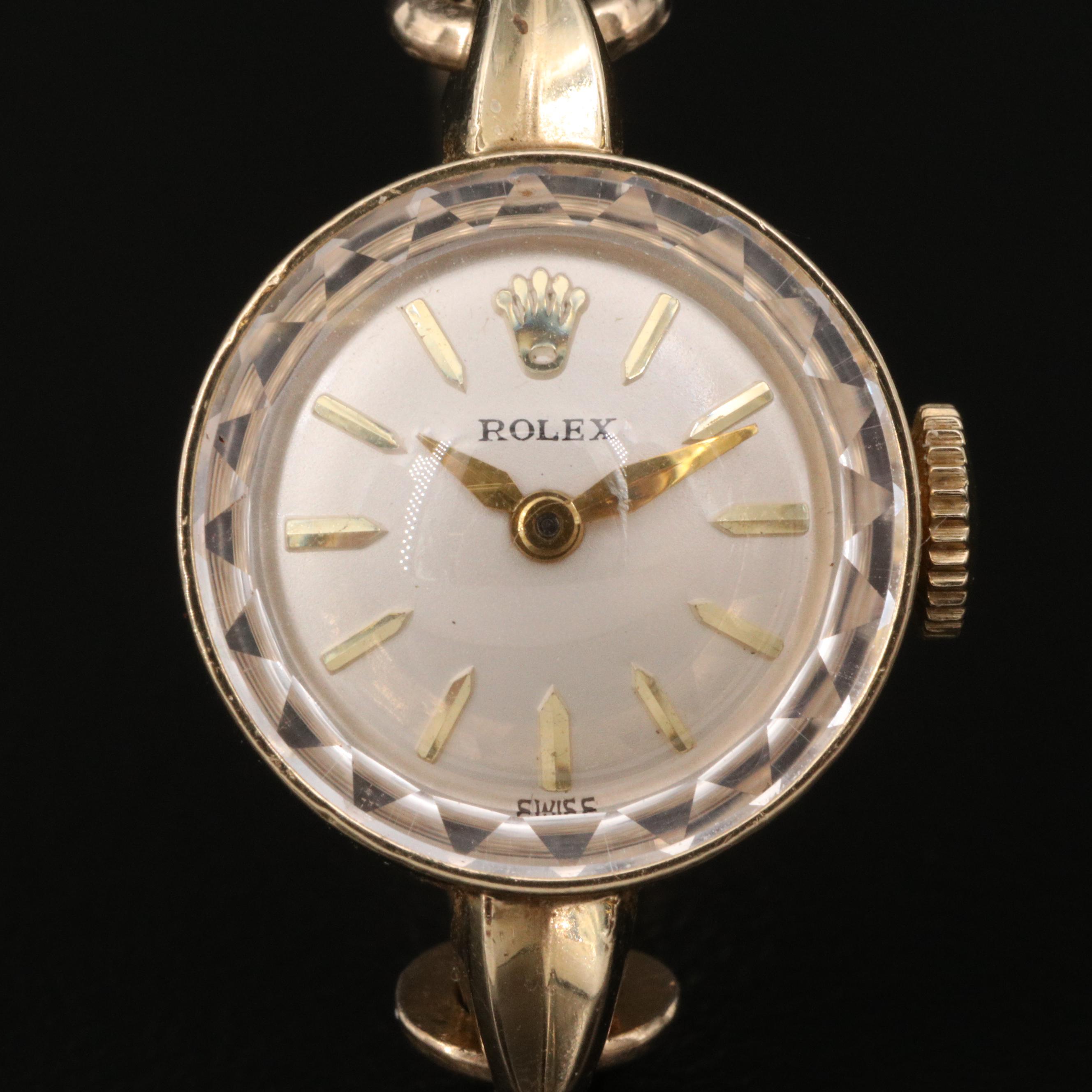 Vintage 14K Rolex Stem Wind Watch