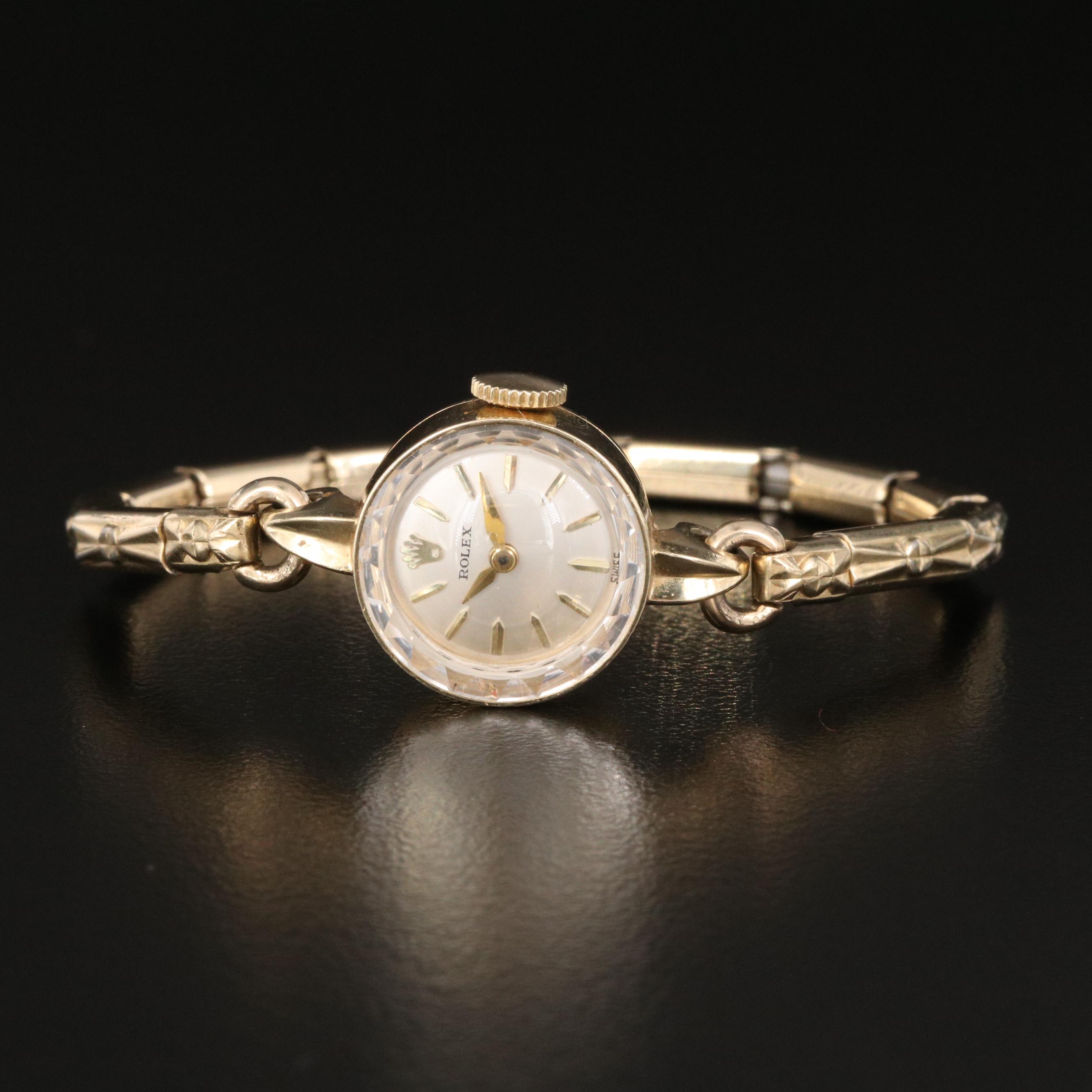 Vintage 14K Rolex Stem Wind Watch