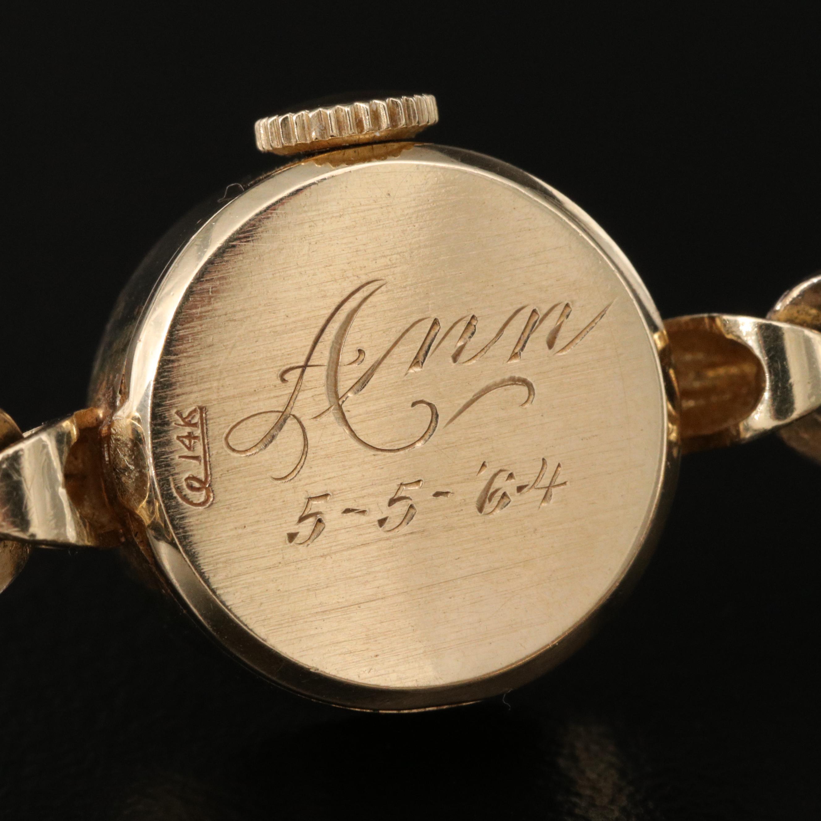 Vintage 14K Rolex Stem Wind Watch