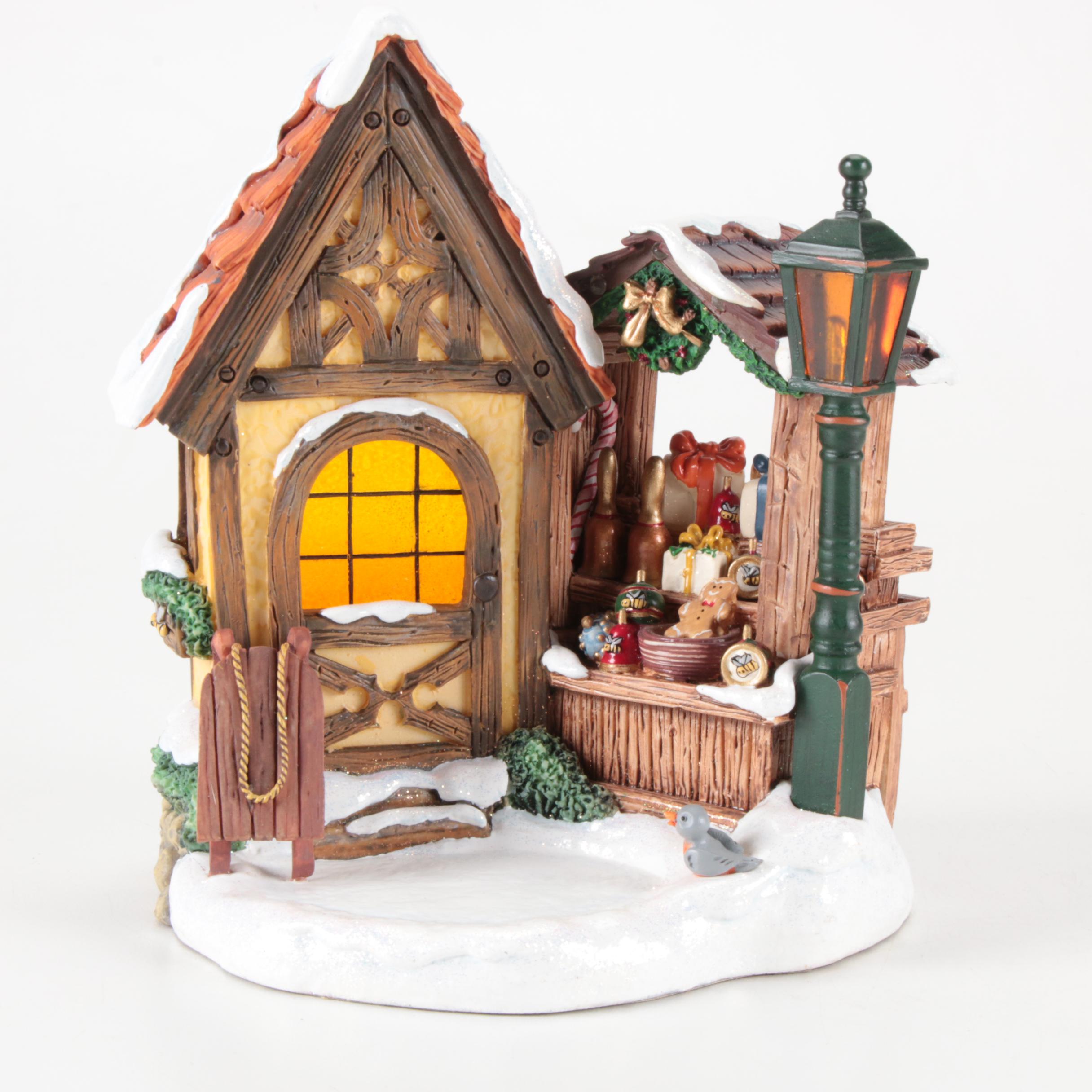 Goebel Hummel "Christmas Time" Hummelscape and Other Porcelain Figurines