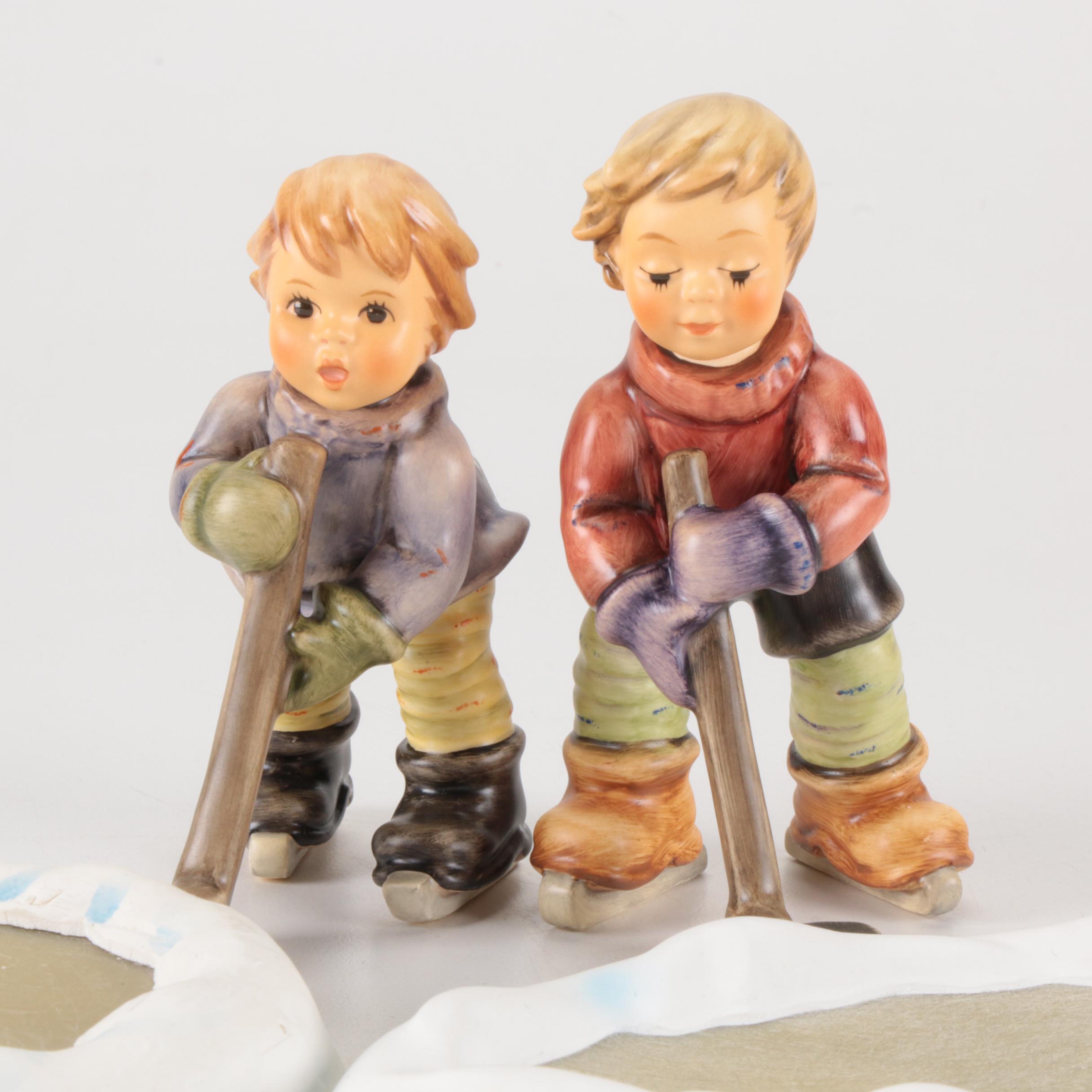 Goebel Hummel "Christmas Time" Hummelscape and Other Porcelain Figurines