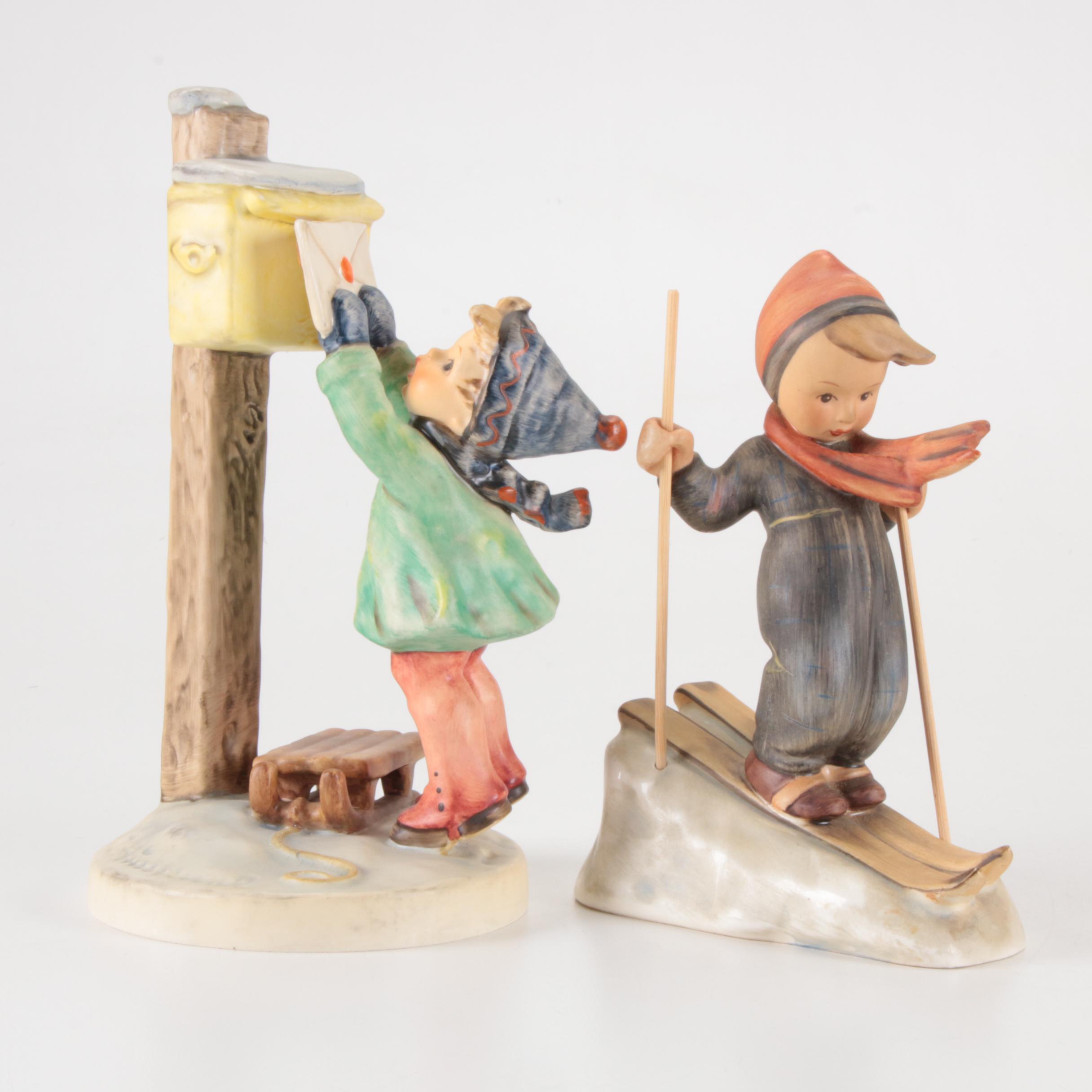 Goebel Hummel "Christmas Time" Hummelscape and Other Porcelain Figurines