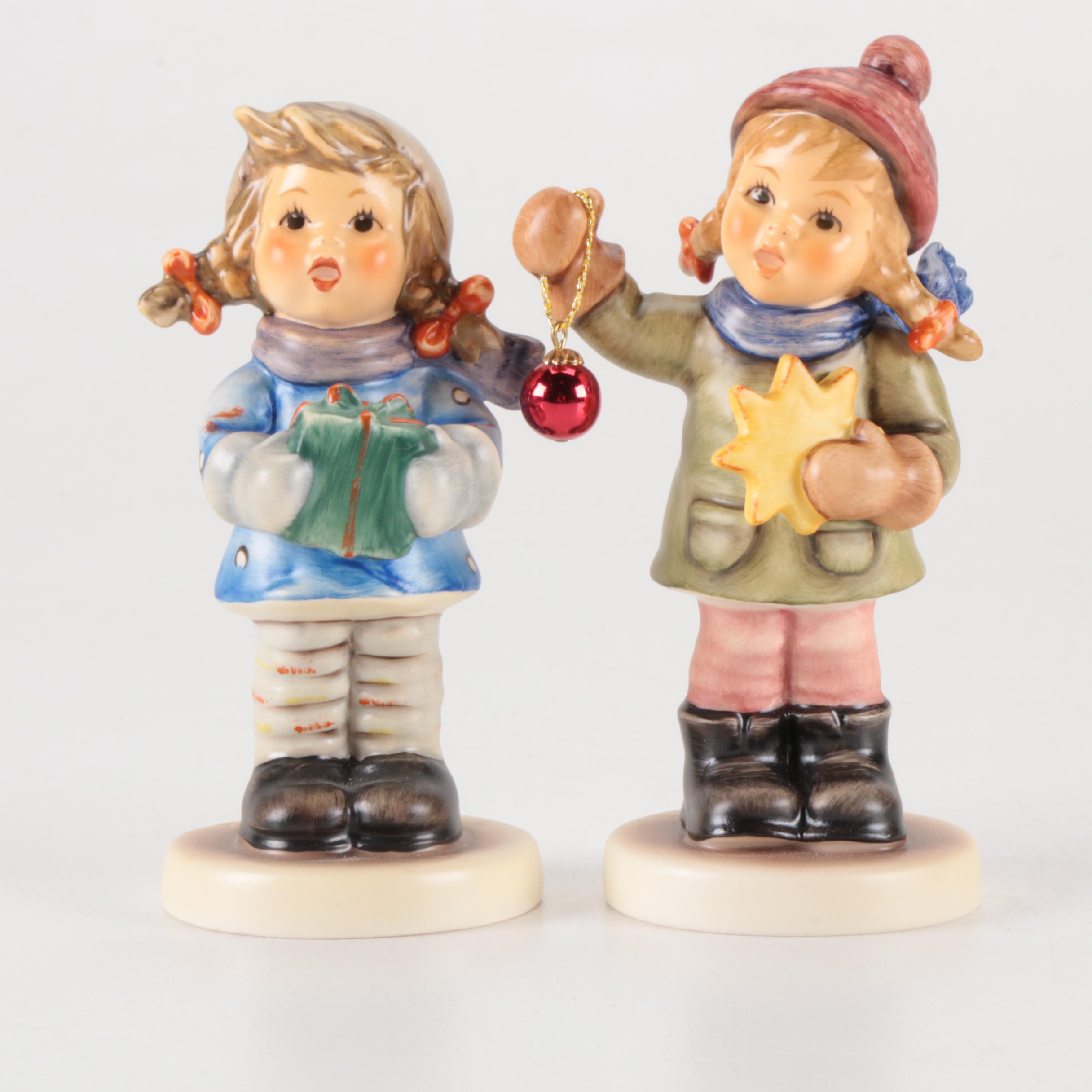 Goebel Hummel "Christmas Time" Hummelscape and Other Porcelain Figurines