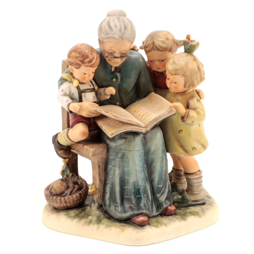 Goebel Hummel Club Limited Edition "A Story from Grandma" Porcelain Figurine