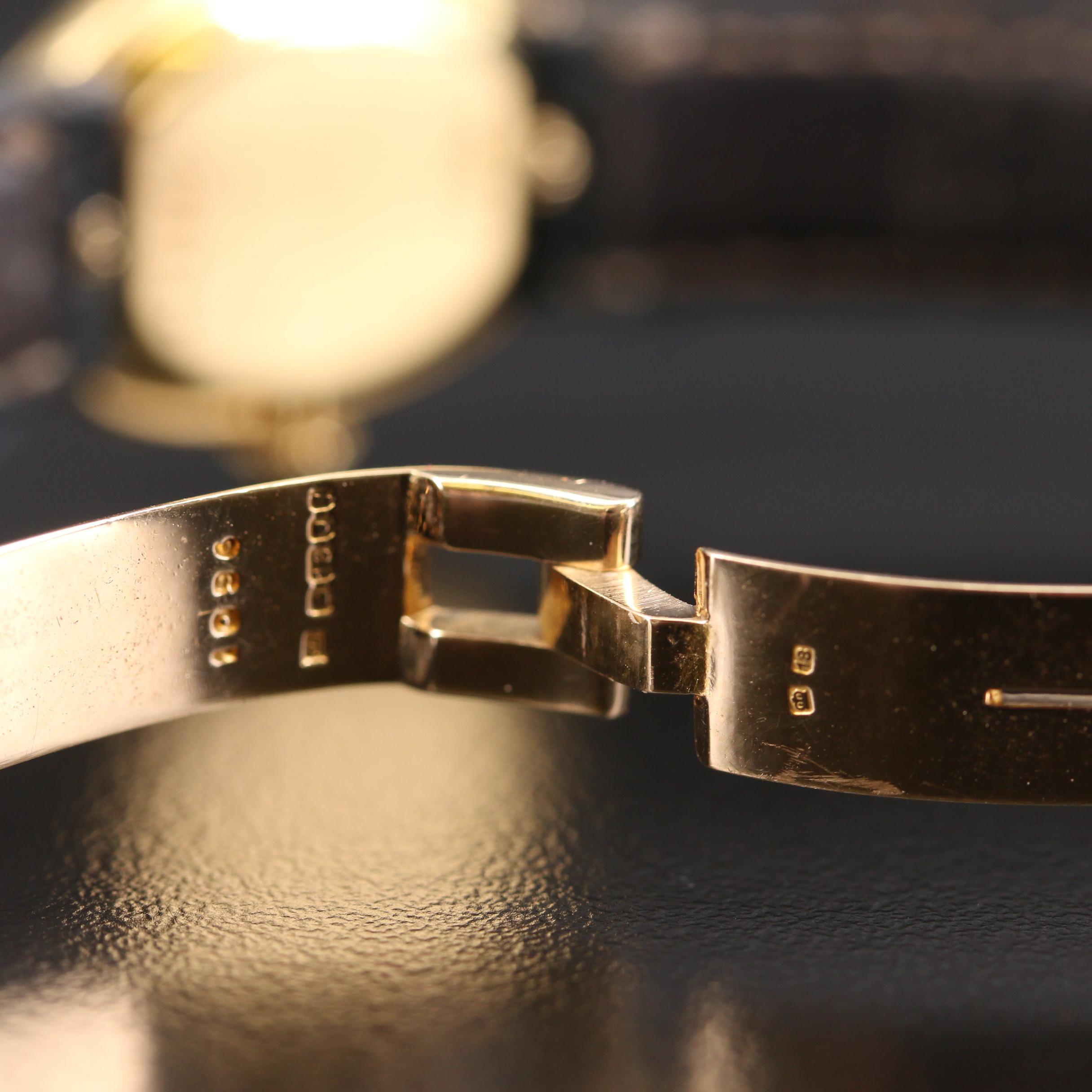 18K Cartier Baignoire Watch with Jaeger-LeCoultre Movement