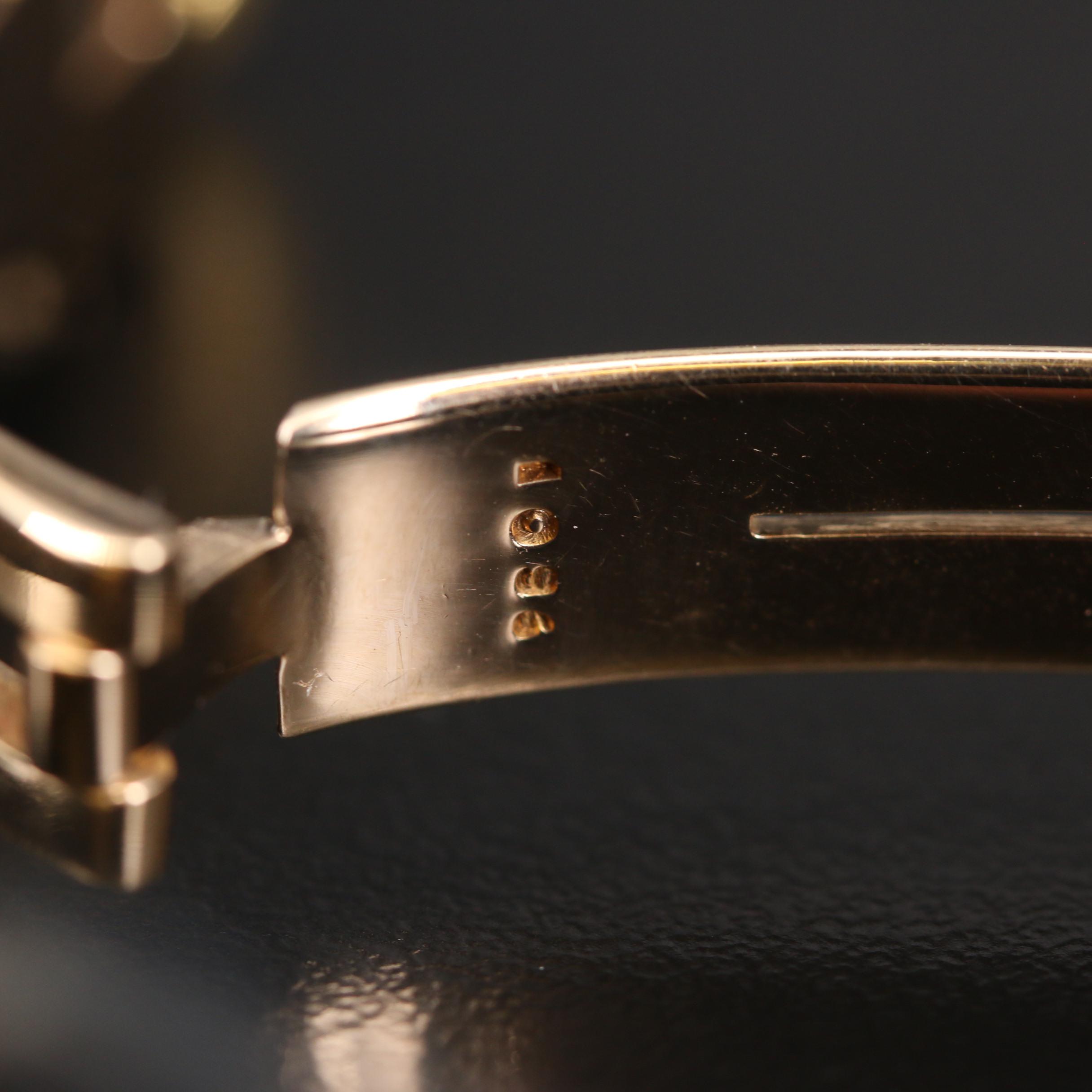 18K Cartier Baignoire Watch with Jaeger-LeCoultre Movement