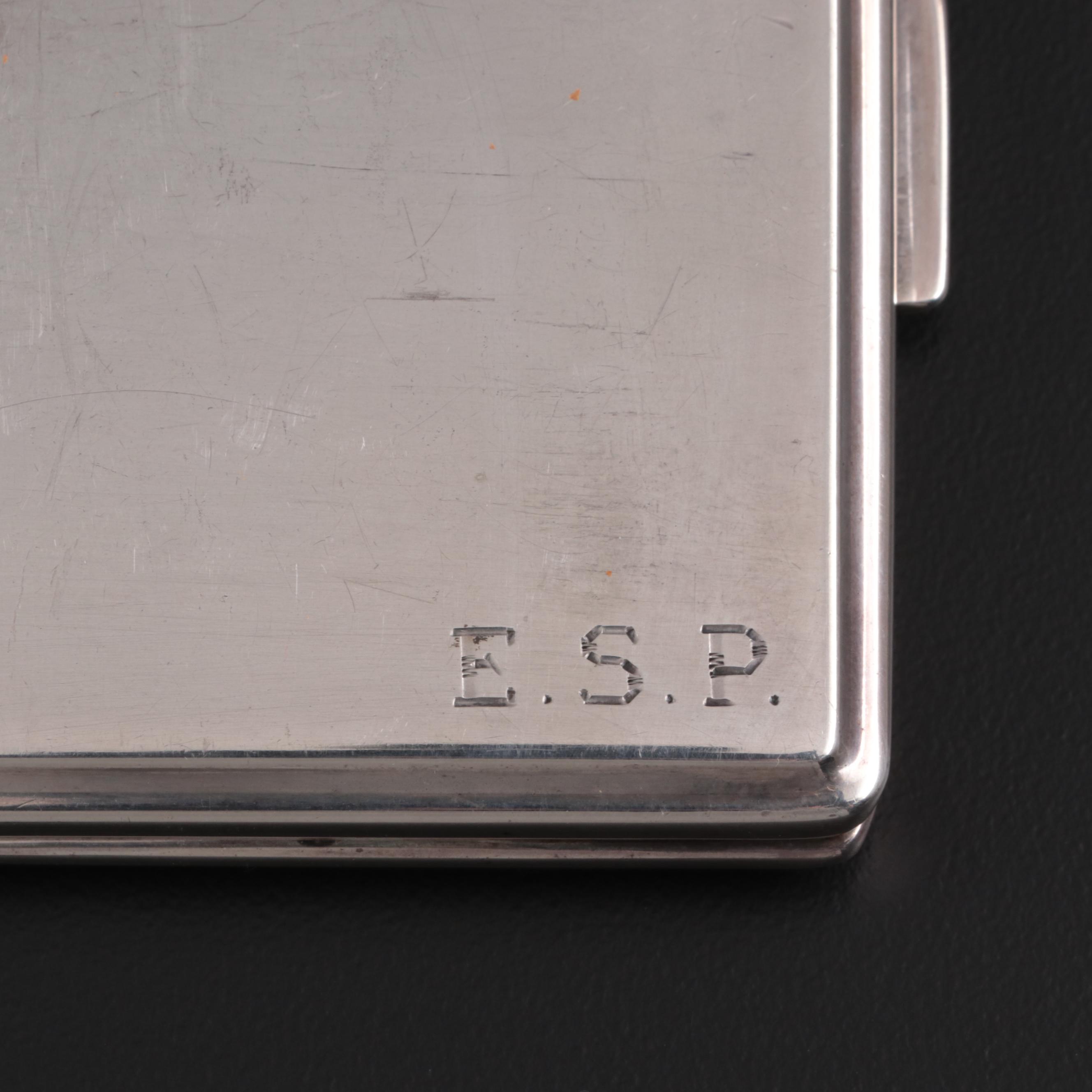 James E. Blake Co. 14K Gold and Sterling with Other Sterling Cigarette Cases